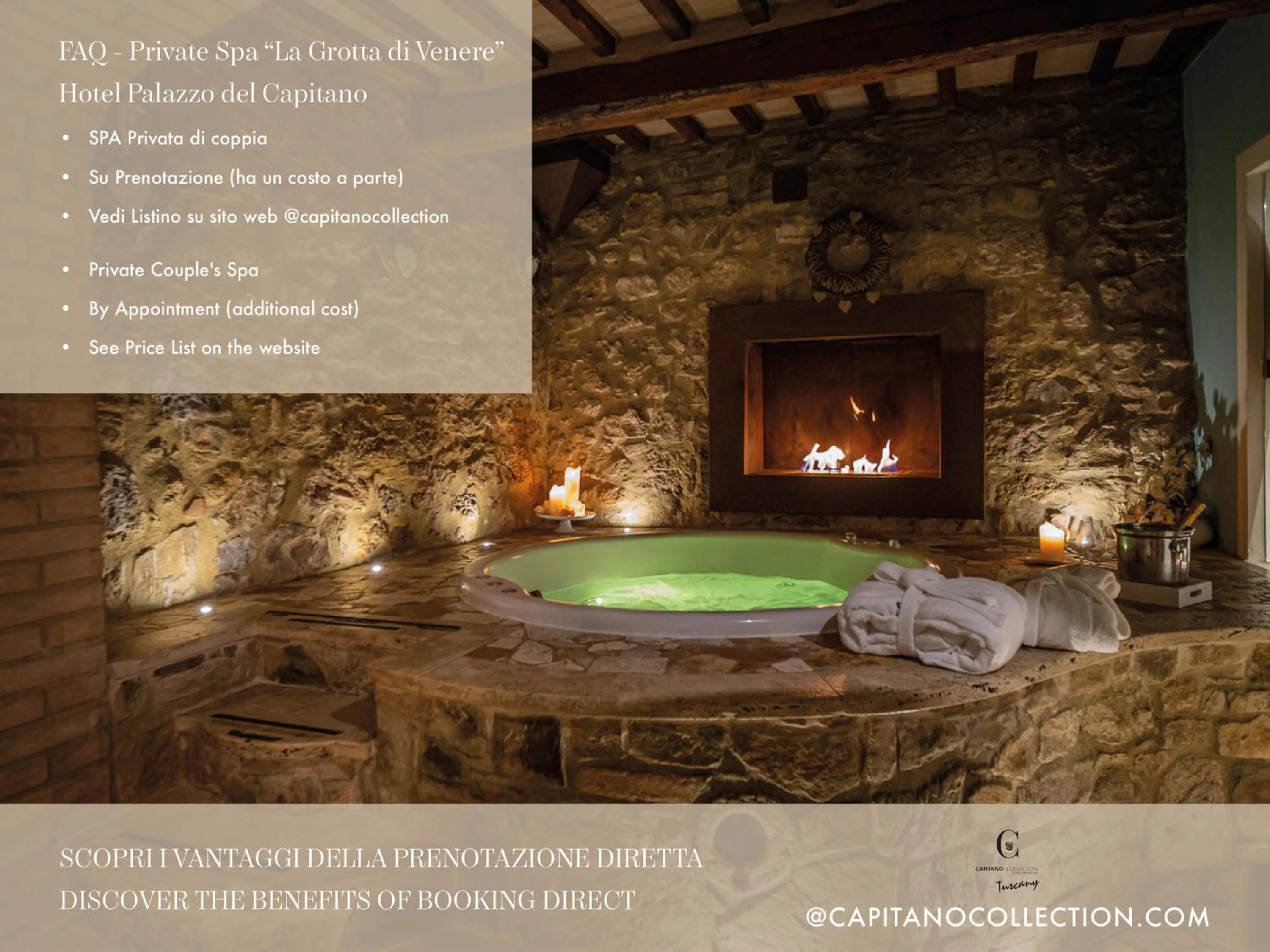 Spa and wellness centre/facilities in PALAZZO DEL CAPITANO Wellness & Relais - Luxury Borgo Capitano Collection