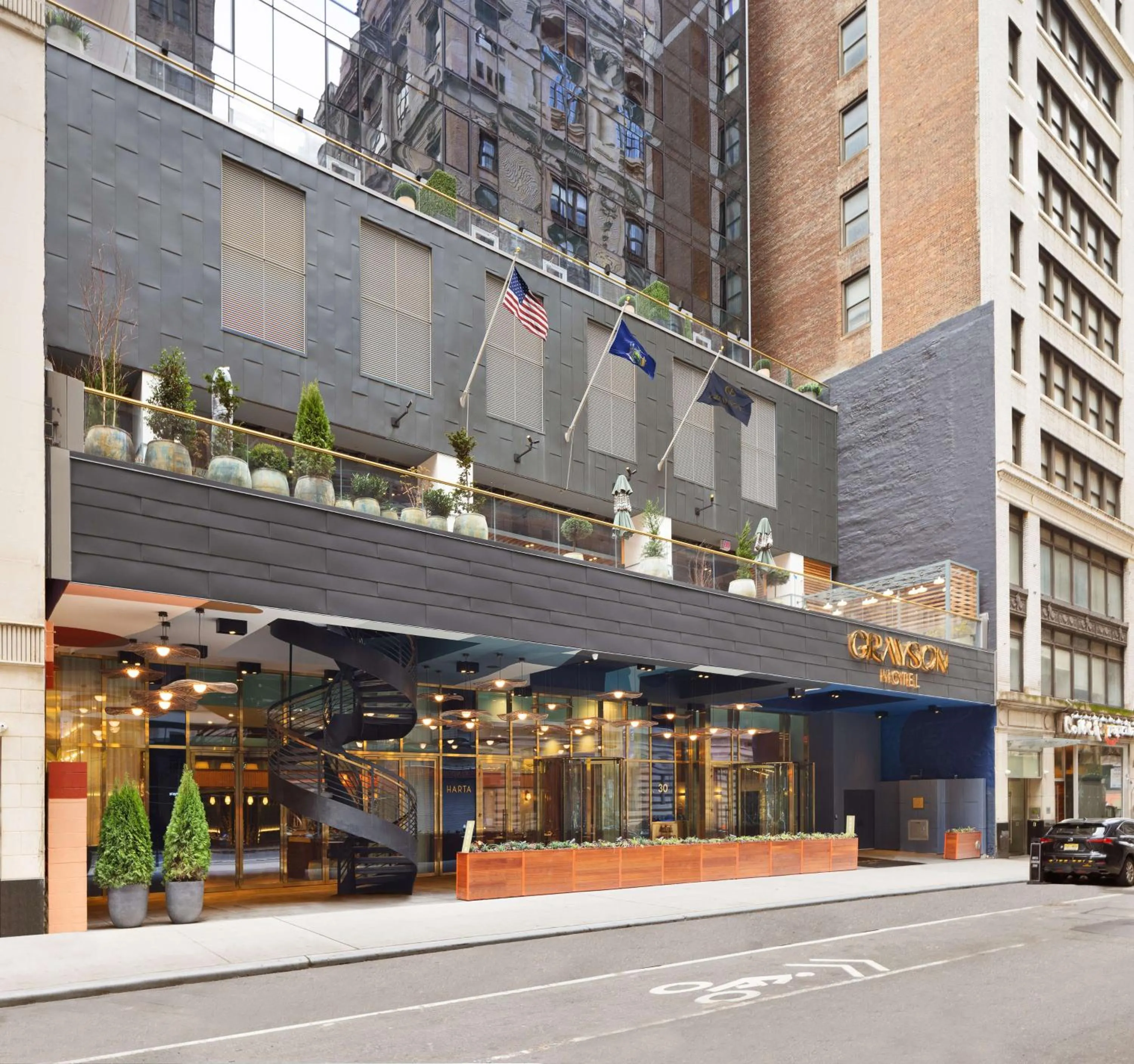 Property building in Grayson Hotel