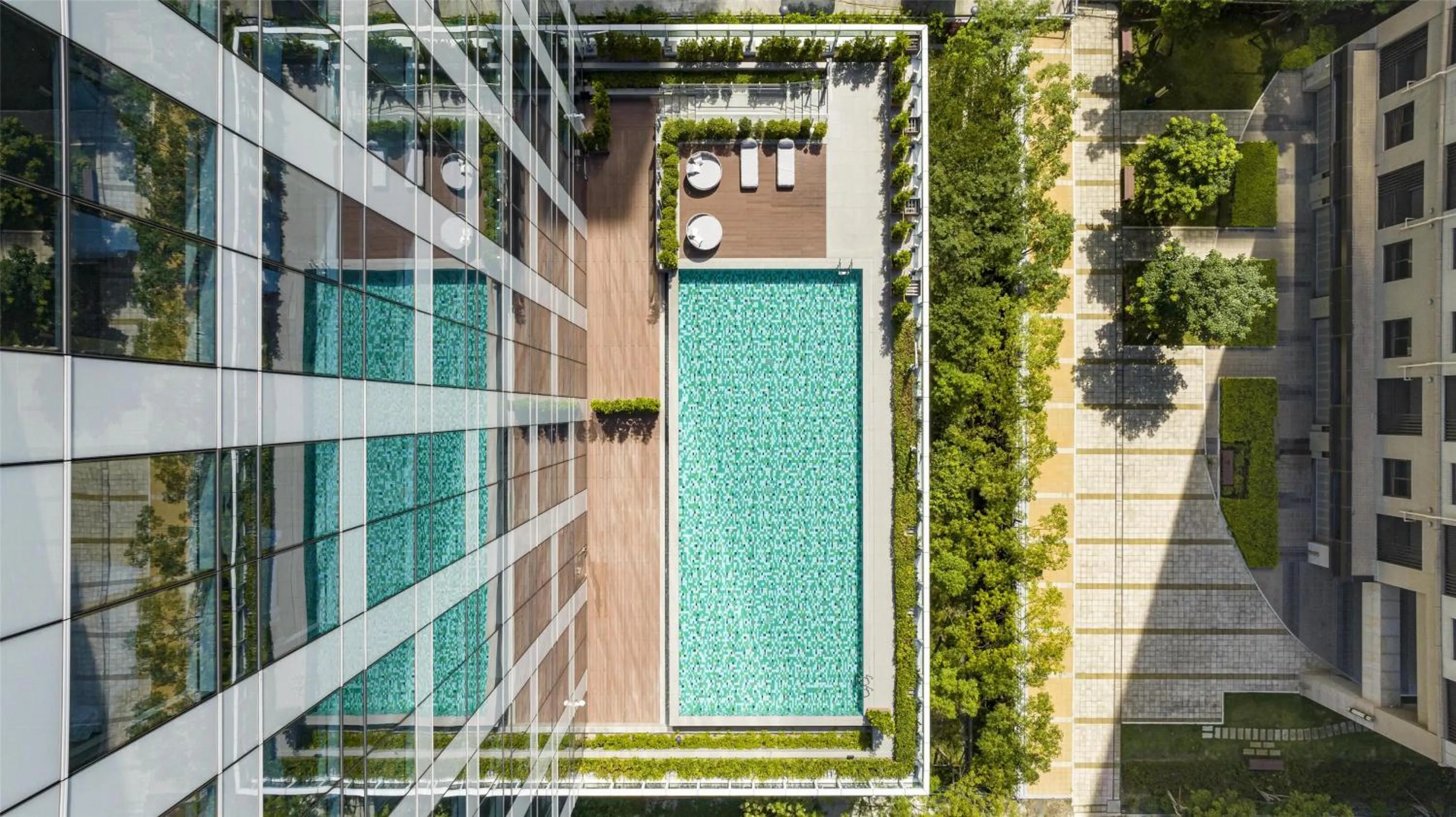 Swimming pool in Hyatt Place New Taipei City Xinzhuang