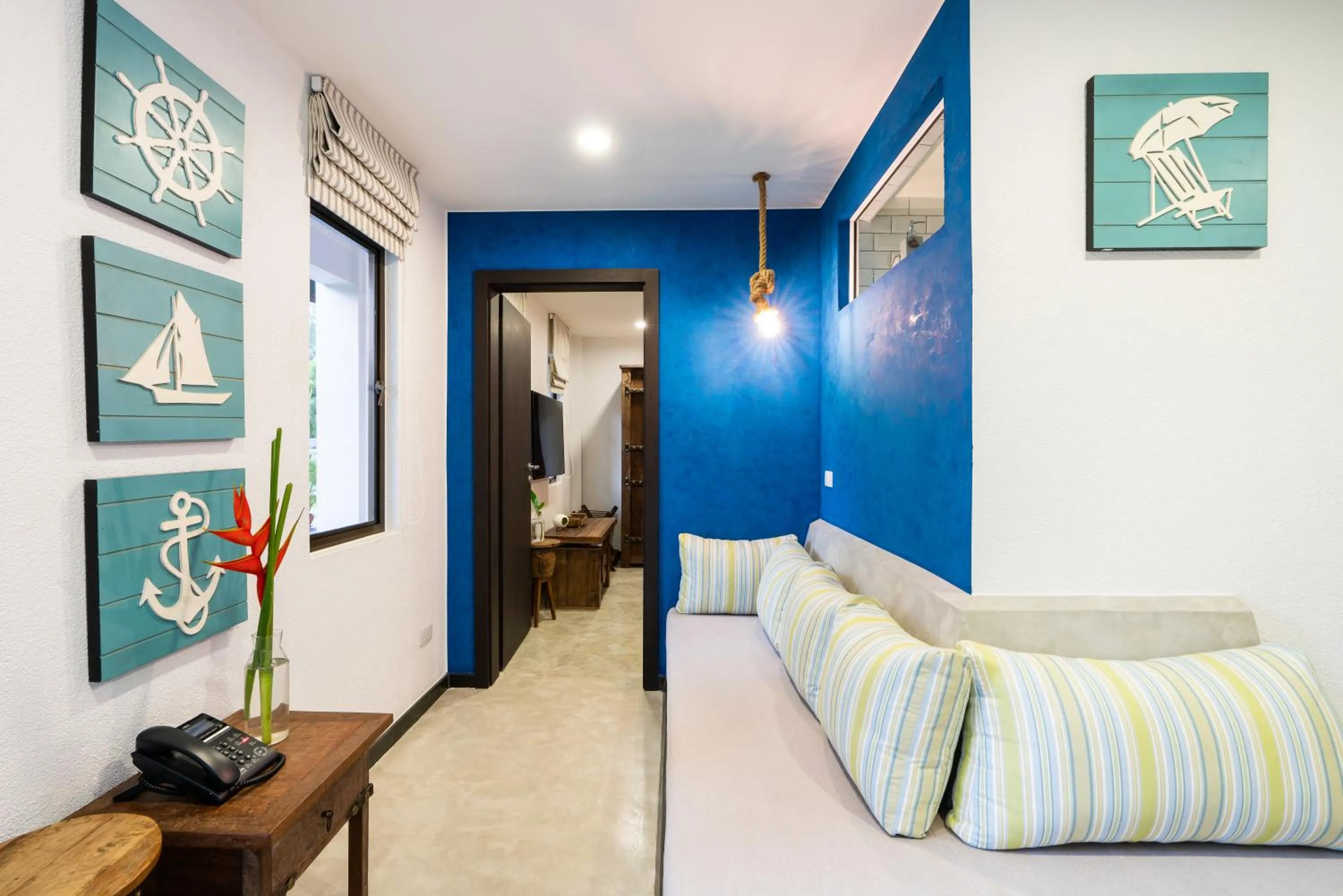 Bed in Shambhala Beach Resort