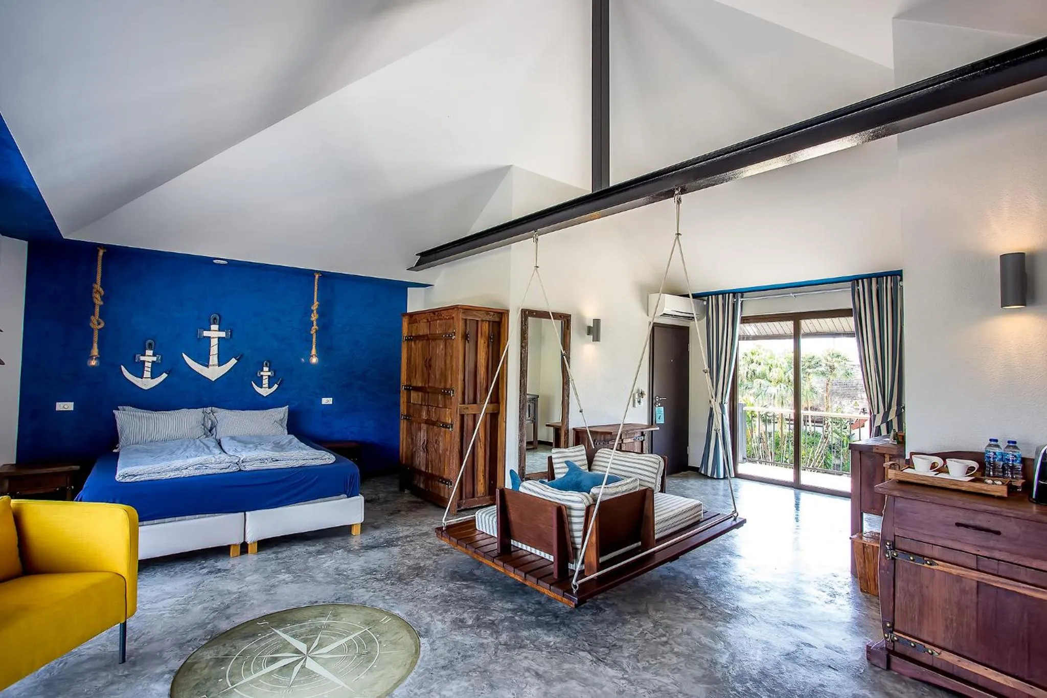 Bed in Shambhala Beach Resort