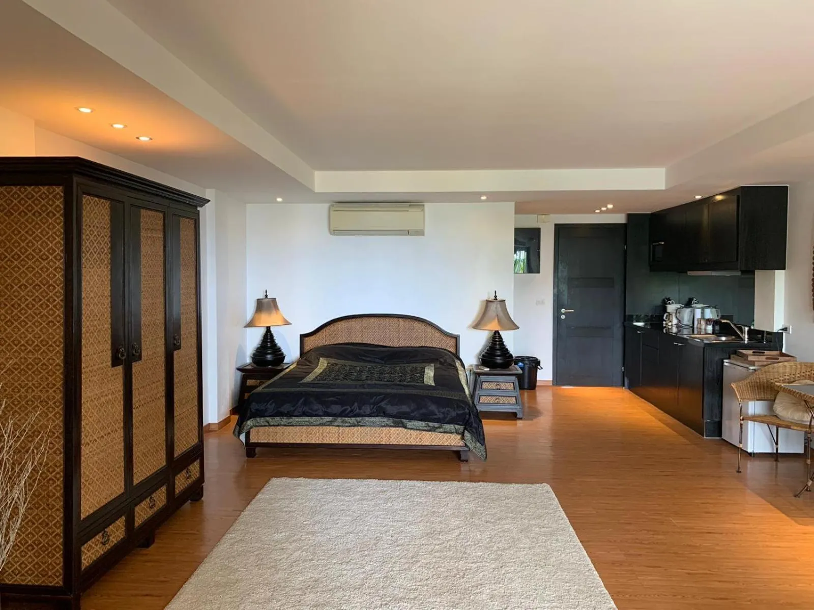 Bed in Shambhala Beach Resort