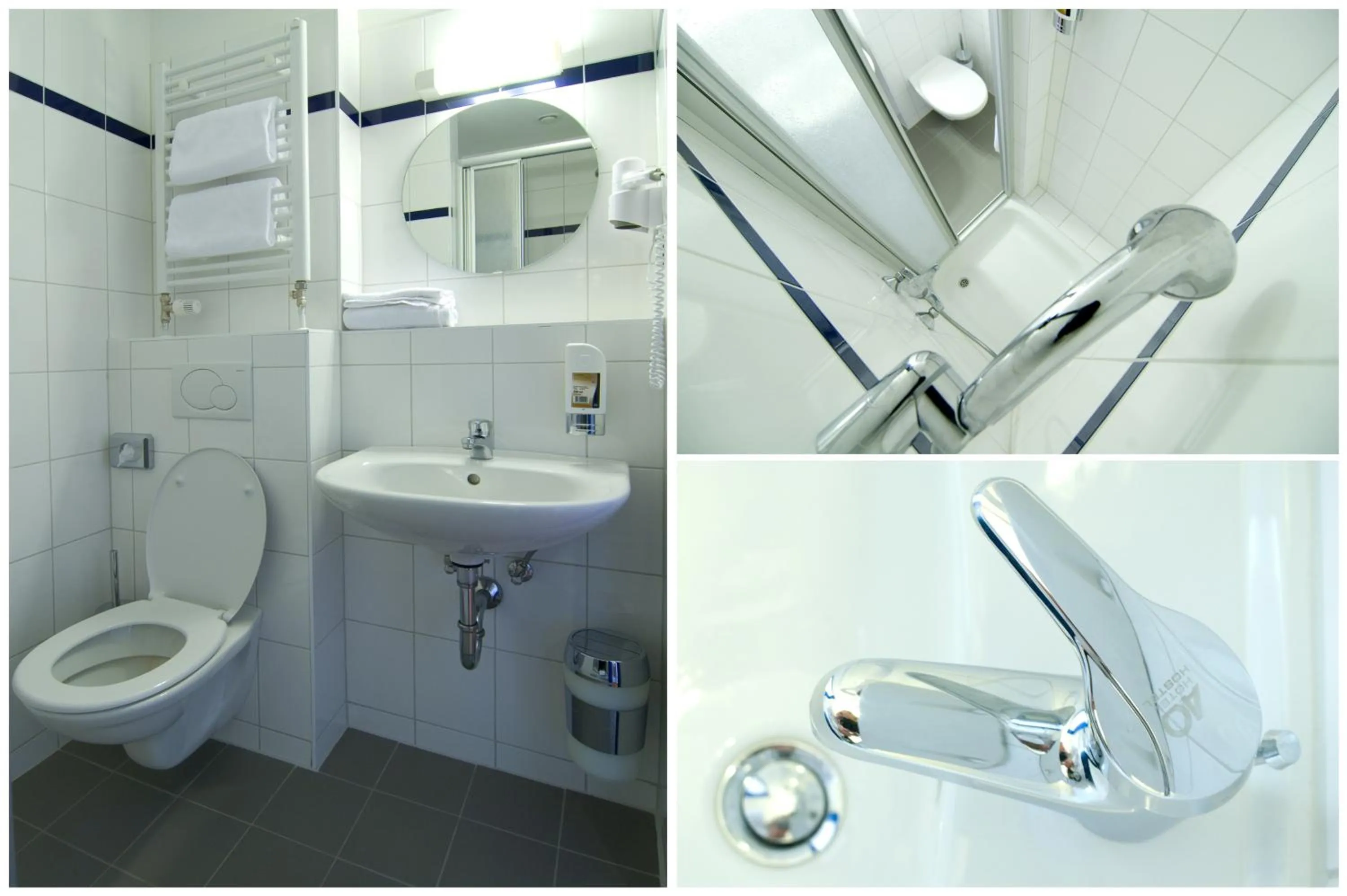 Bathroom in a&o München Laim