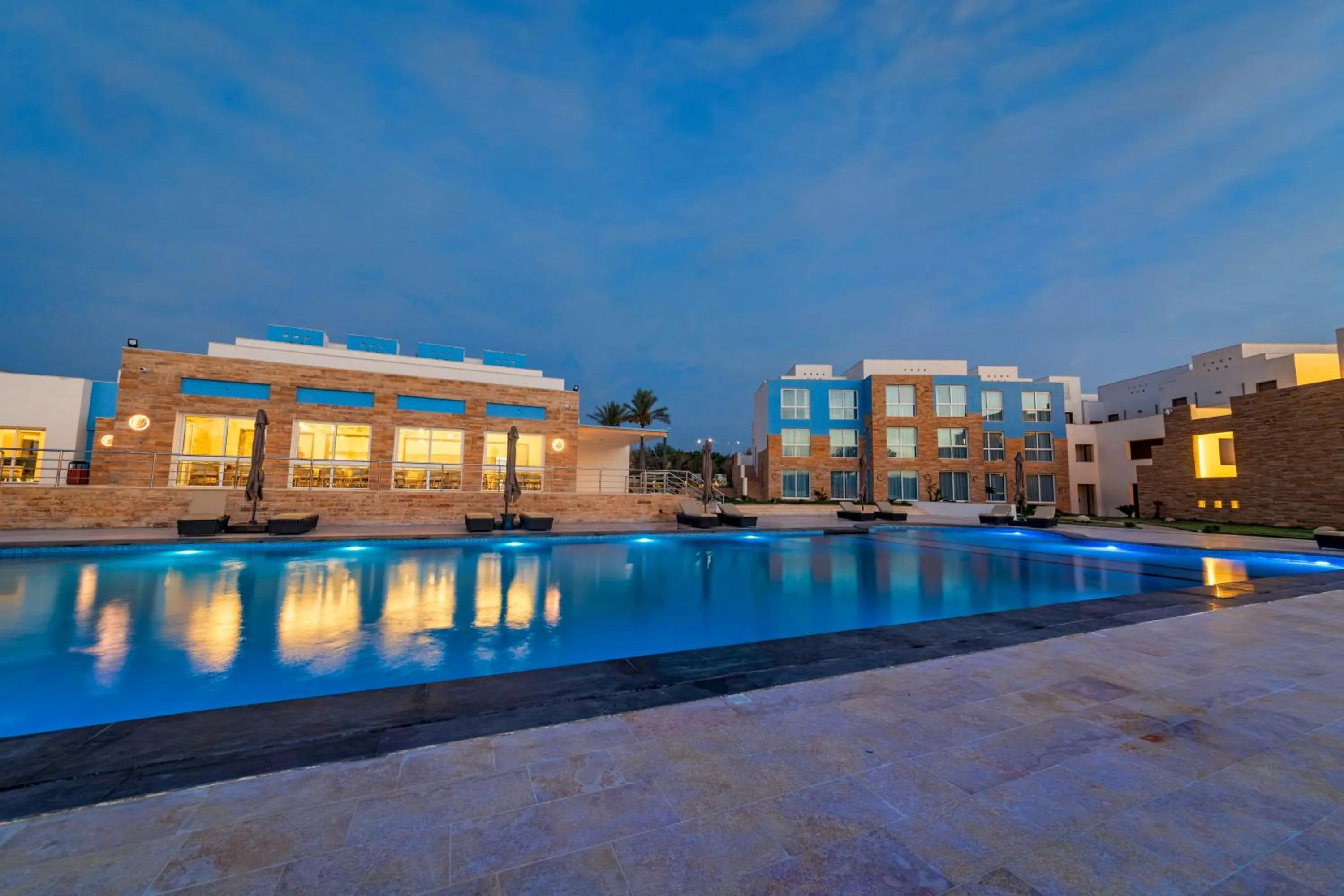Swimming pool in Luxotel Aqaba Beach Resort & Spa Only 15 years plus