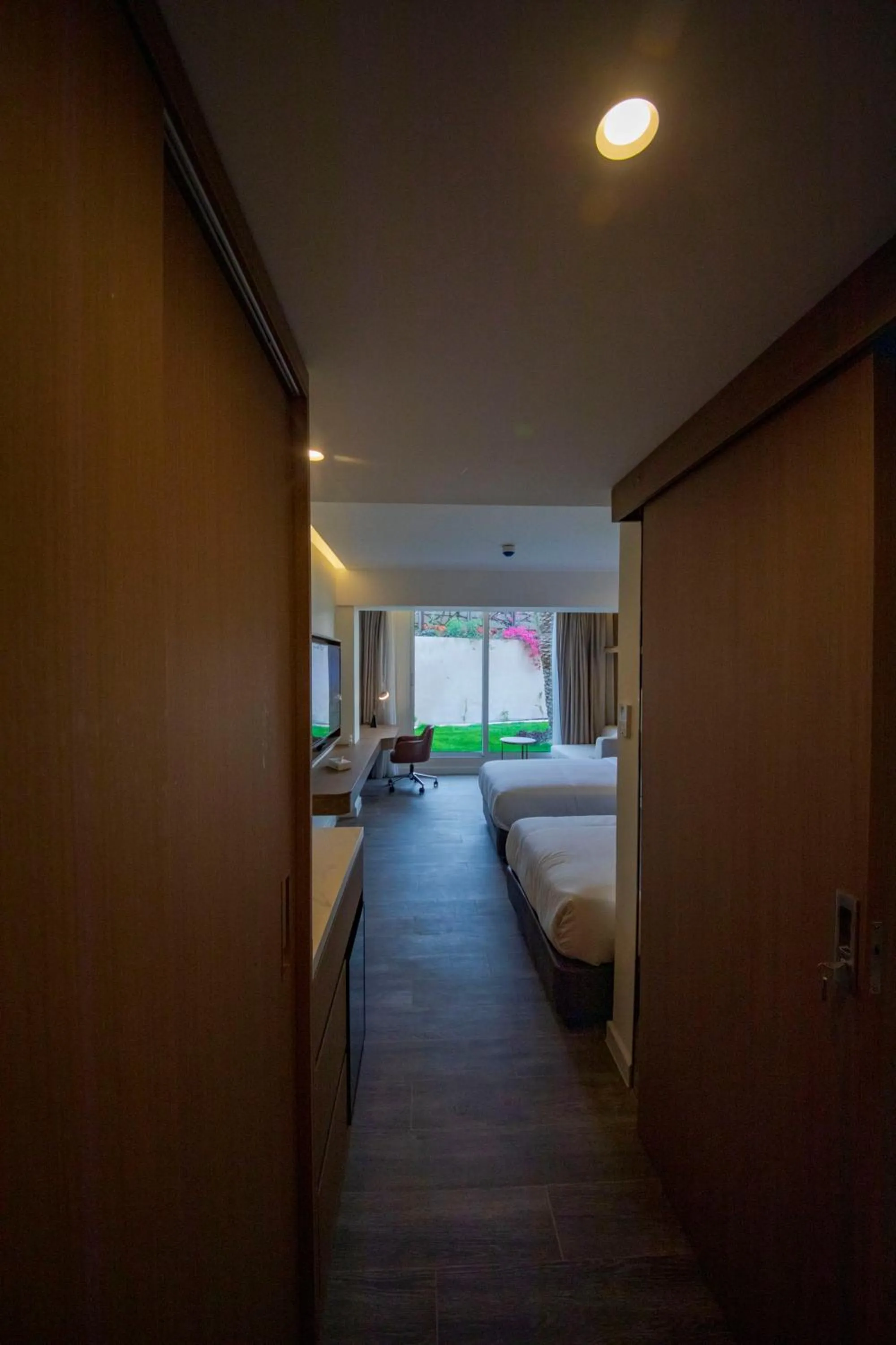 View (from property/room), Bed in Luxotel Aqaba Beach Resort & Spa Only 15 years plus