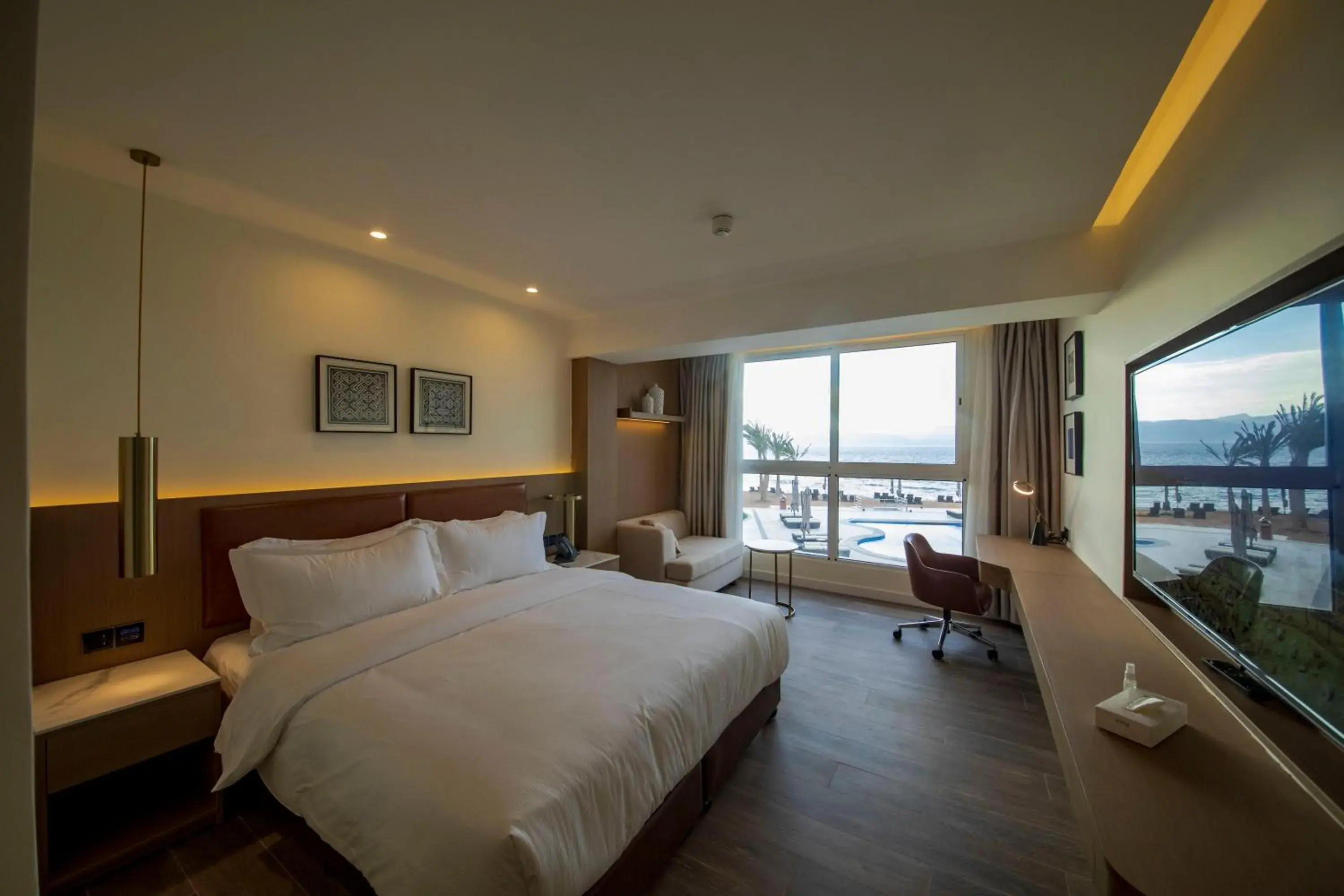 Deluxe Double Room with Sea View in Luxotel Aqaba Beach Resort & Spa Deluxe Double Room with Sea View in Luxotel Aqaba Beach Resort & Spa