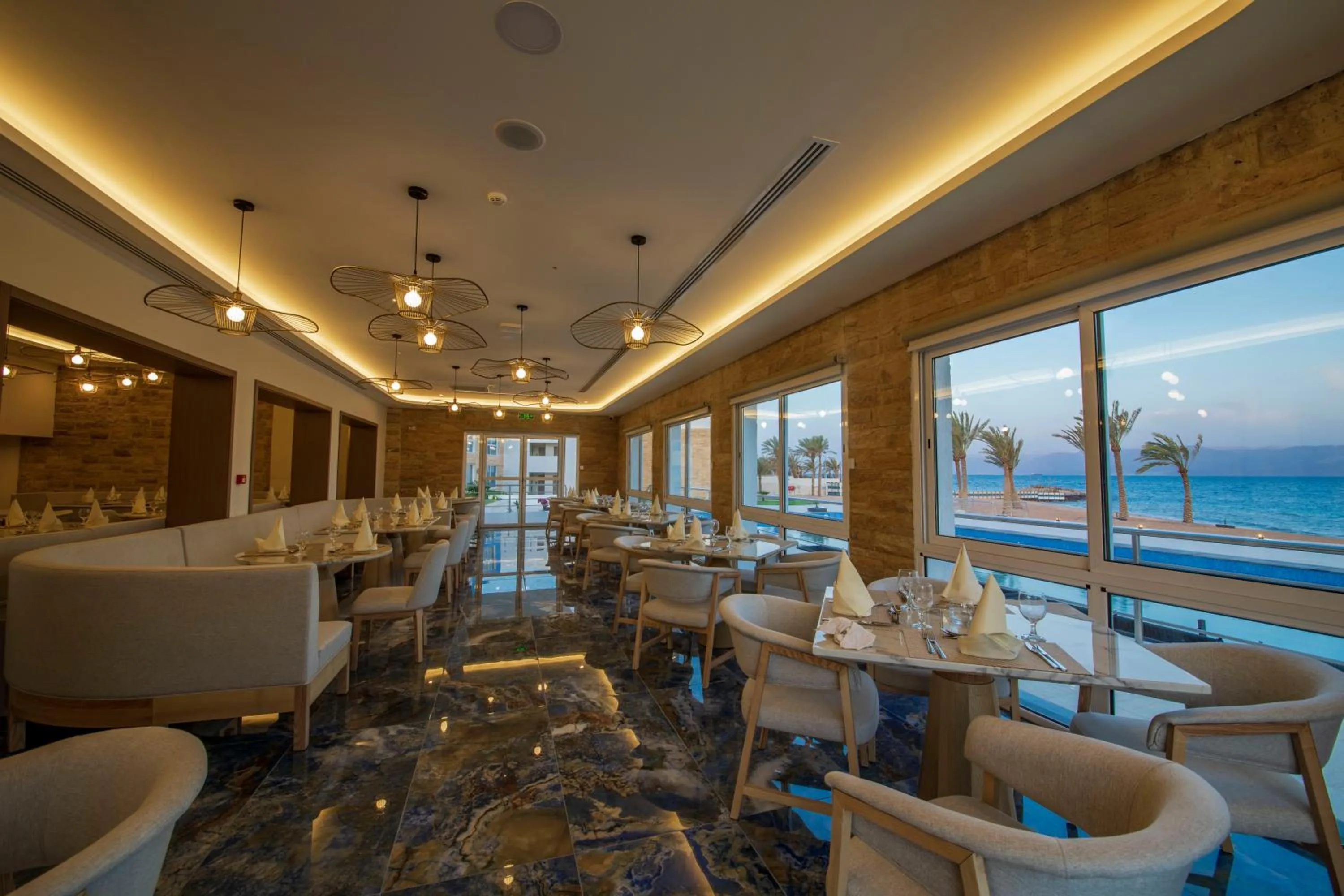 Restaurant/places to eat in Luxotel Aqaba Beach Resort & Spa Only 15 years plus