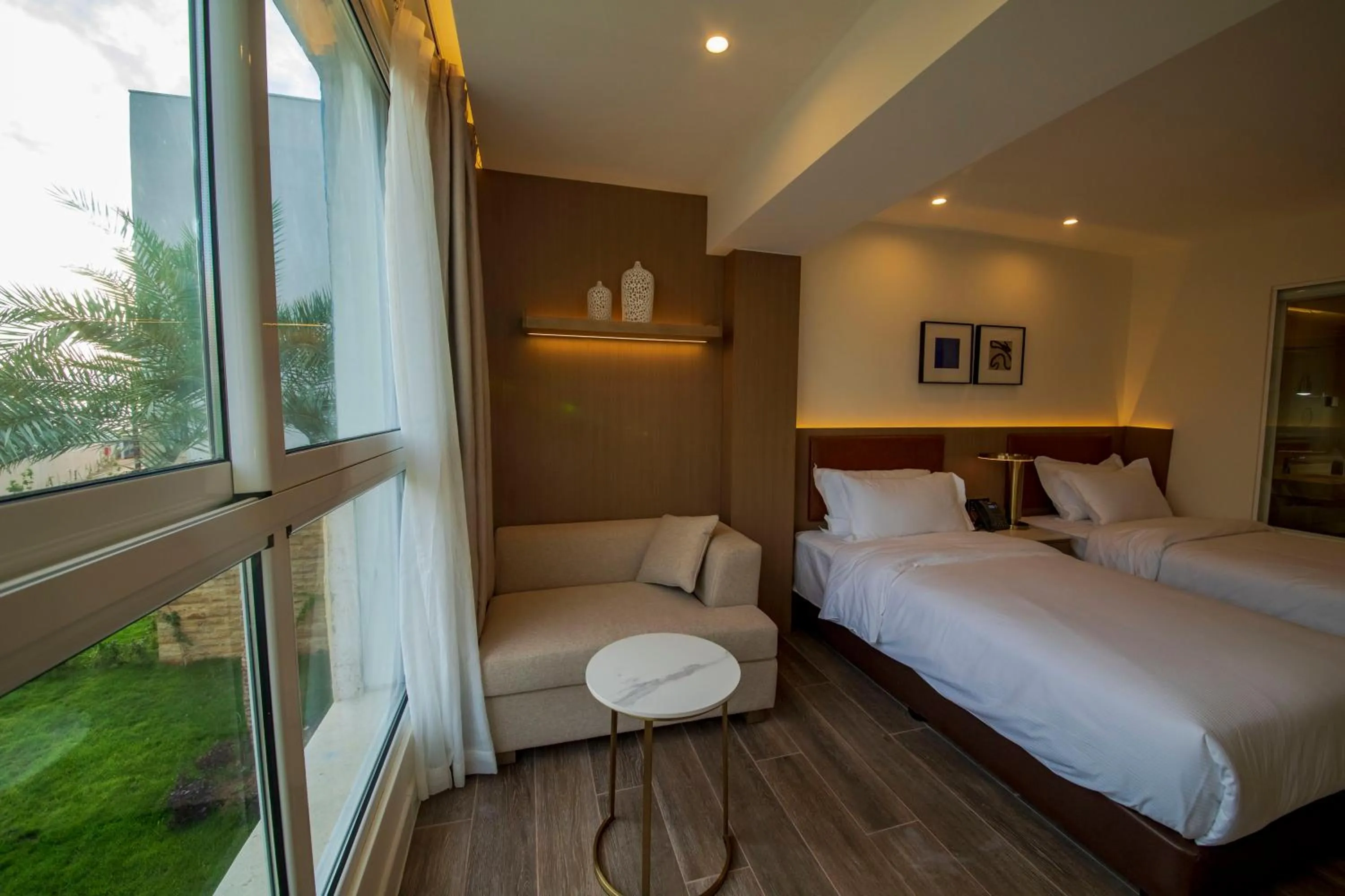 Garden view, Bed in Luxotel Aqaba Beach Resort & Spa Only 15 years plus