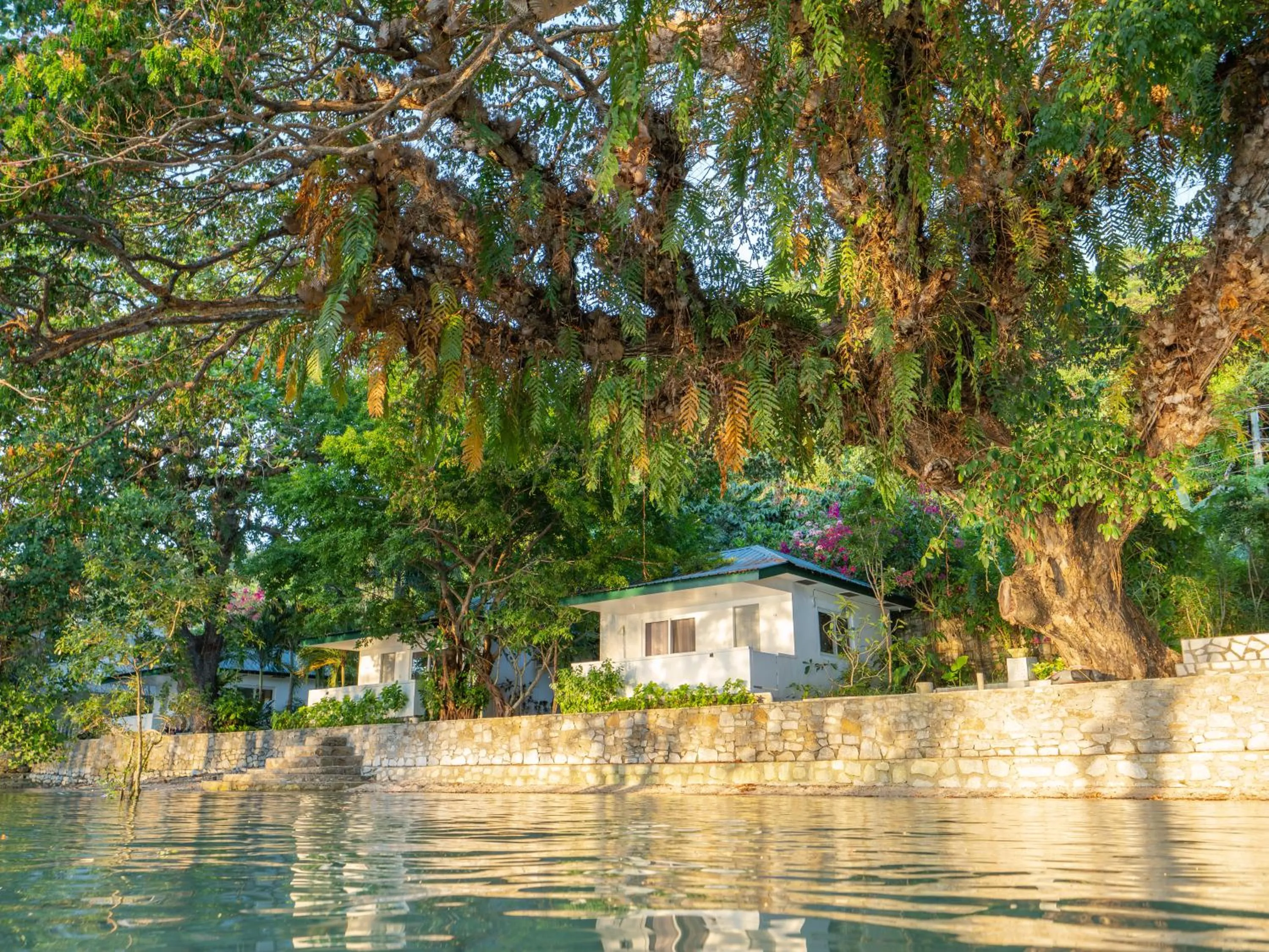 Garden in The Three P Beach Resort & Dive Center