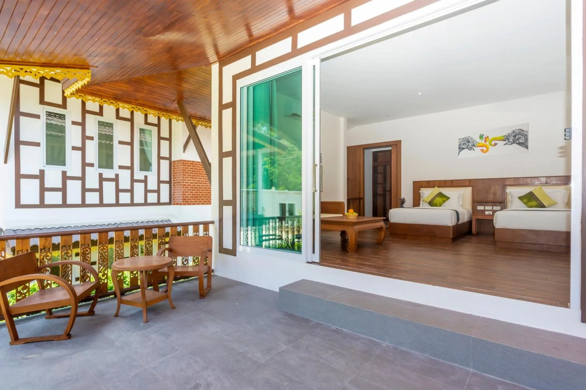 Bed in Aura Samui Best Beach Hotel - SHA Plus