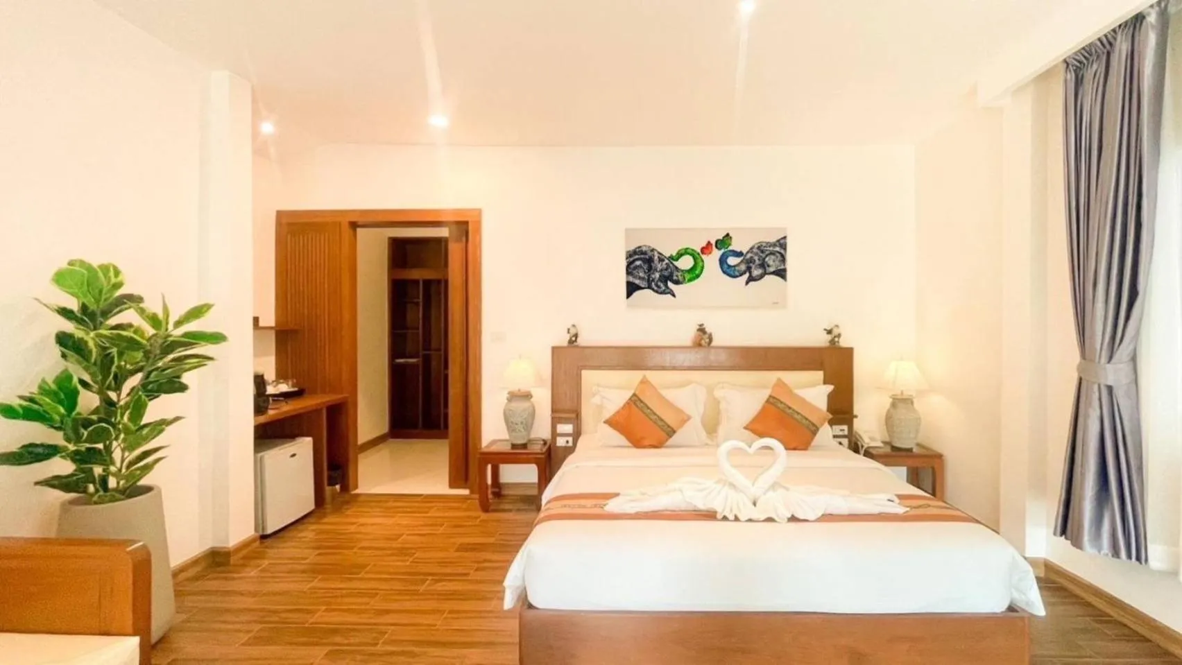 Bedroom, Bed in Aura Samui Best Beach Hotel - SHA Plus