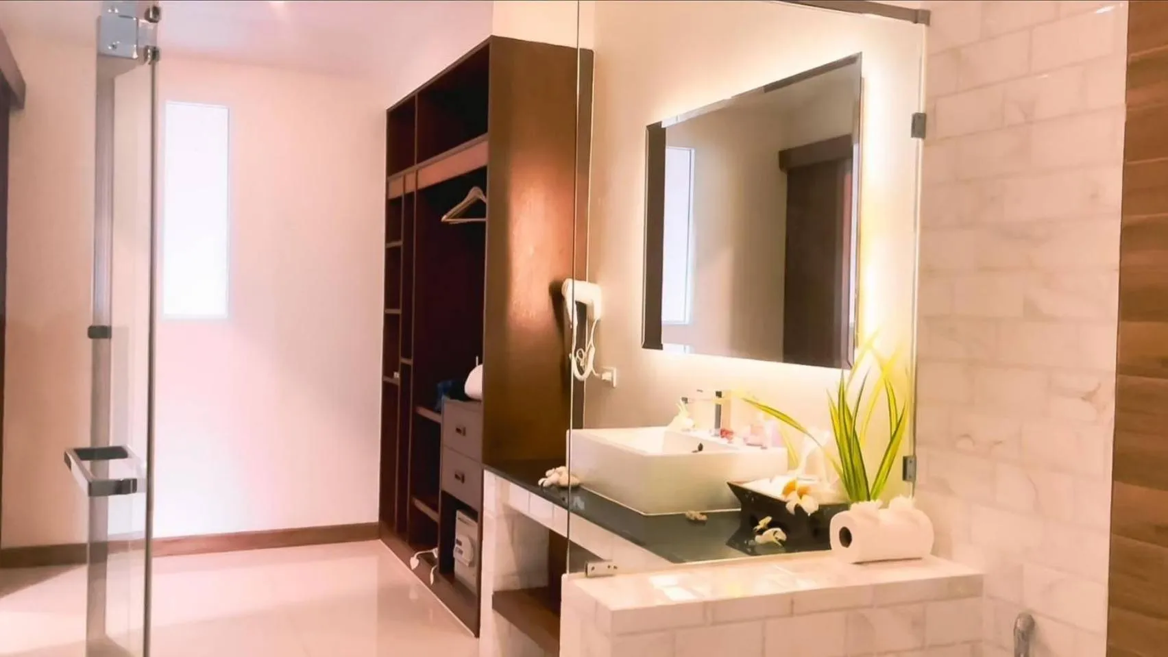 Bathroom in Aura Samui Best Beach Hotel - SHA Plus