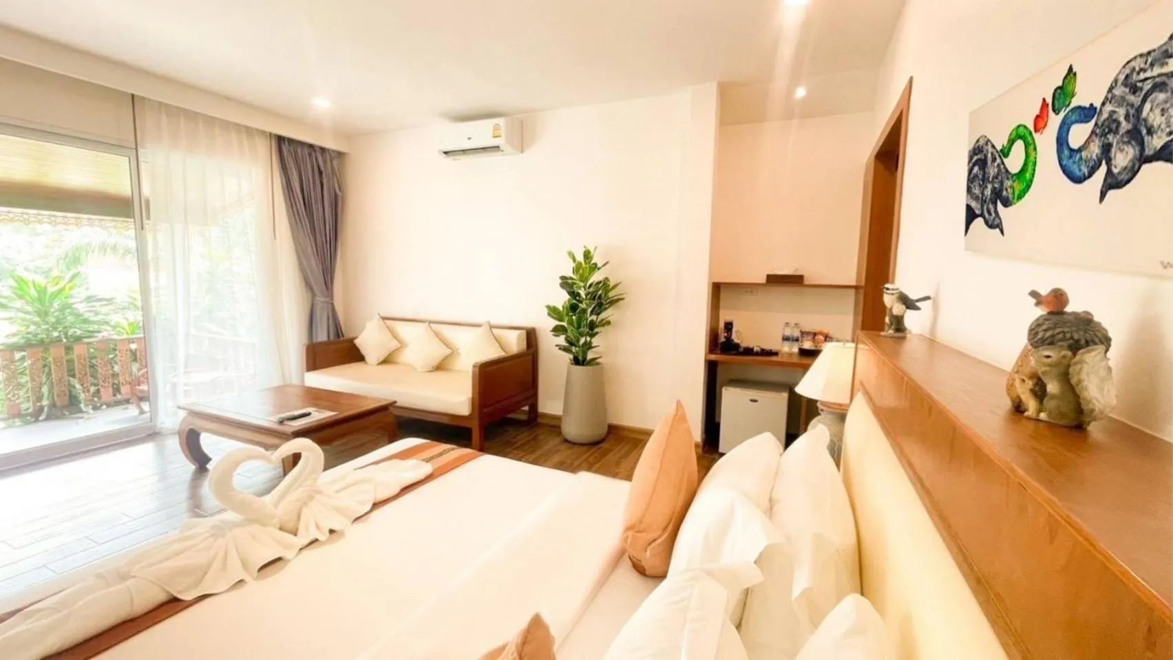 Bedroom in Aura Samui Best Beach Hotel - SHA Plus