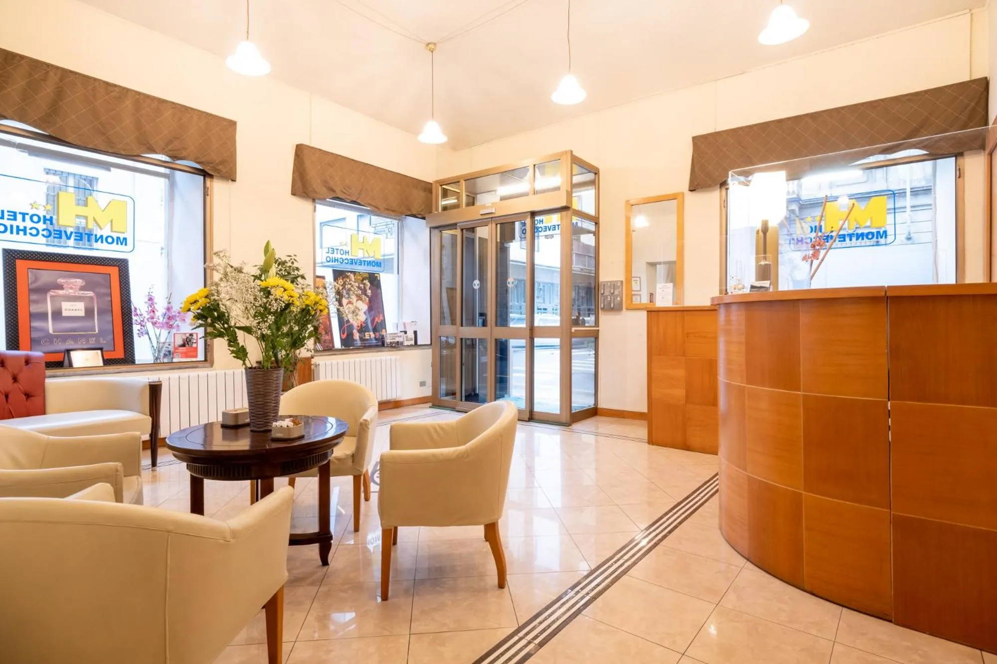 Lobby or reception in Hotel Montevecchio