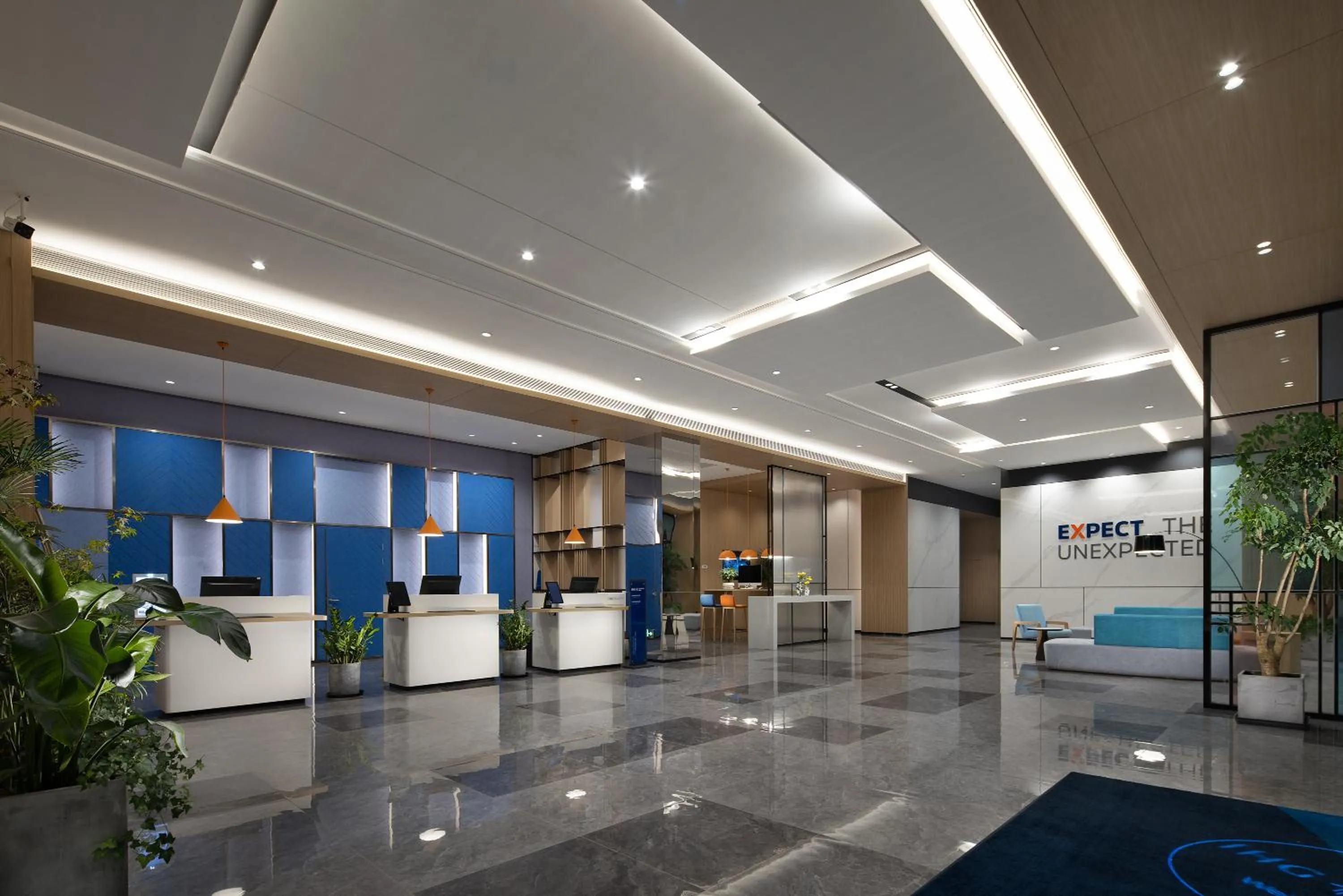 Lobby or reception in Holiday Inn Express Changsha University Tech City by IHG