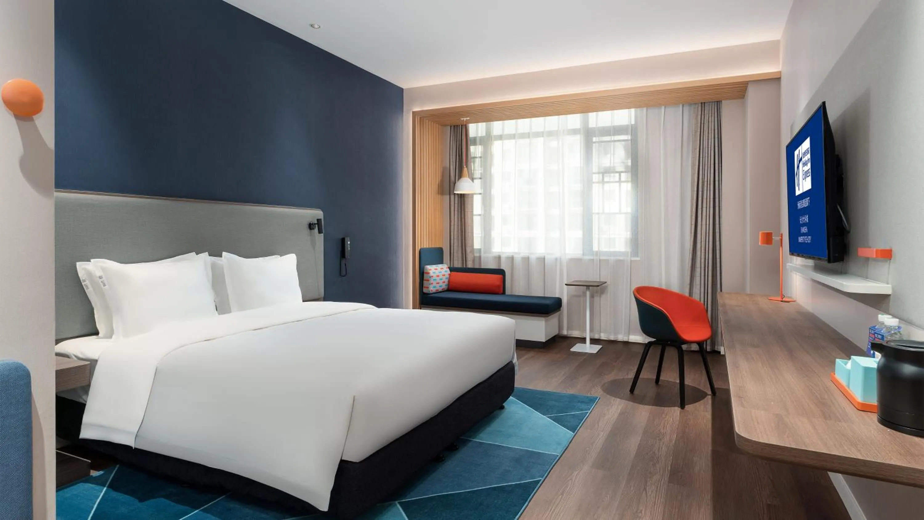 Bedroom, Bed in Holiday Inn Express Changsha University Tech City by IHG