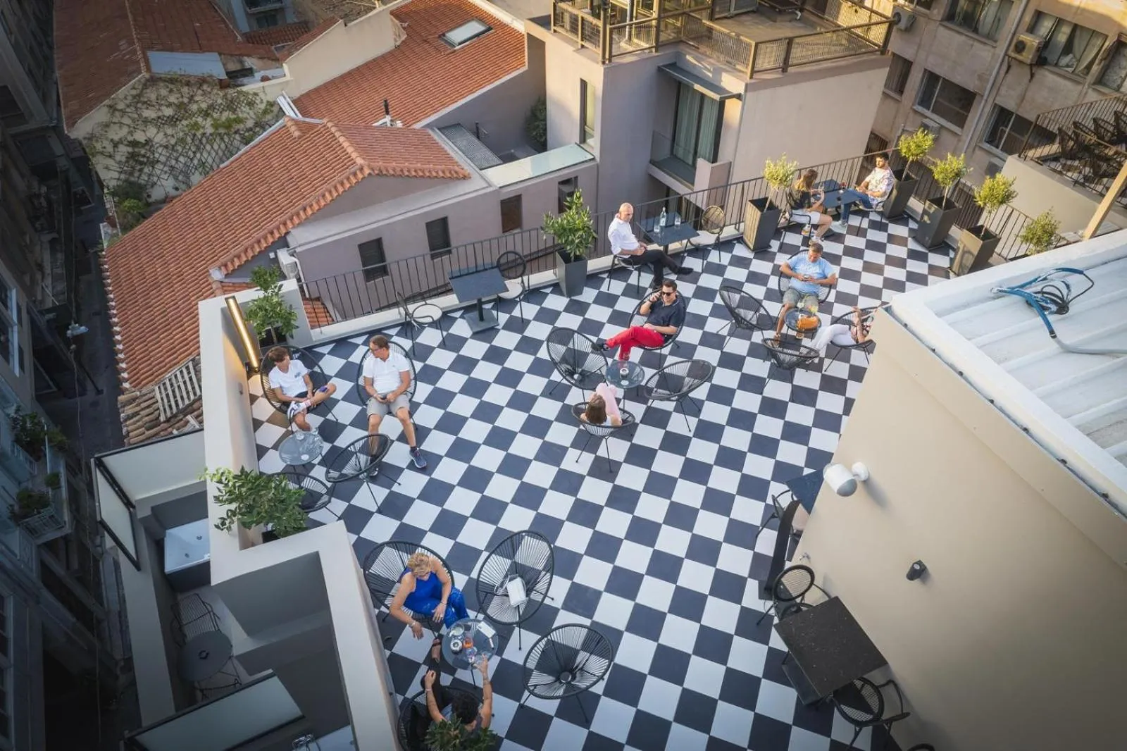 Lounge or bar in Pure Hotel by Athens Prime Hotels