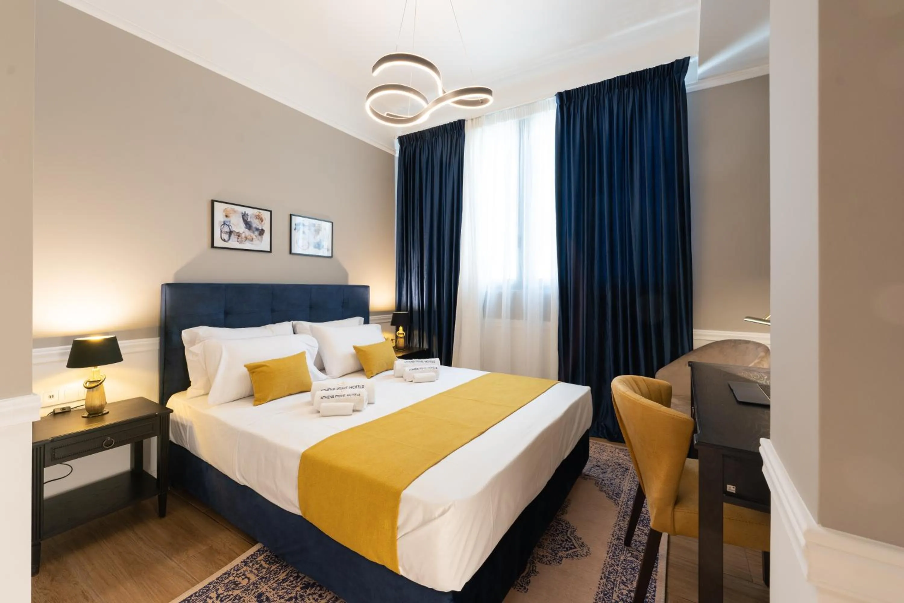 Bed in Pure Hotel by Athens Prime Hotels