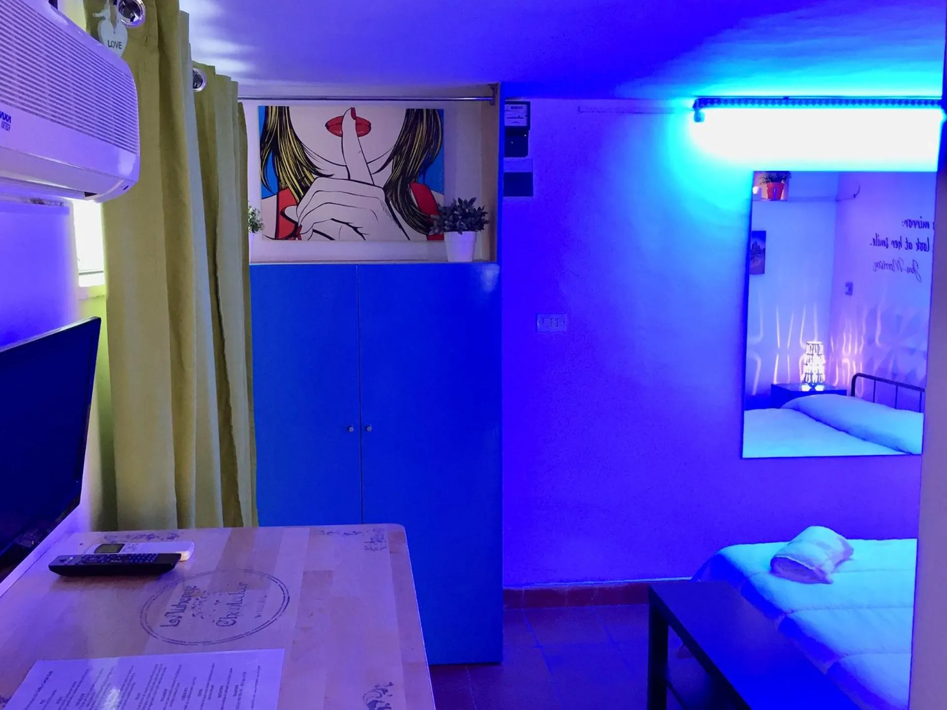 Bed in Villa Scilla e Cariddi