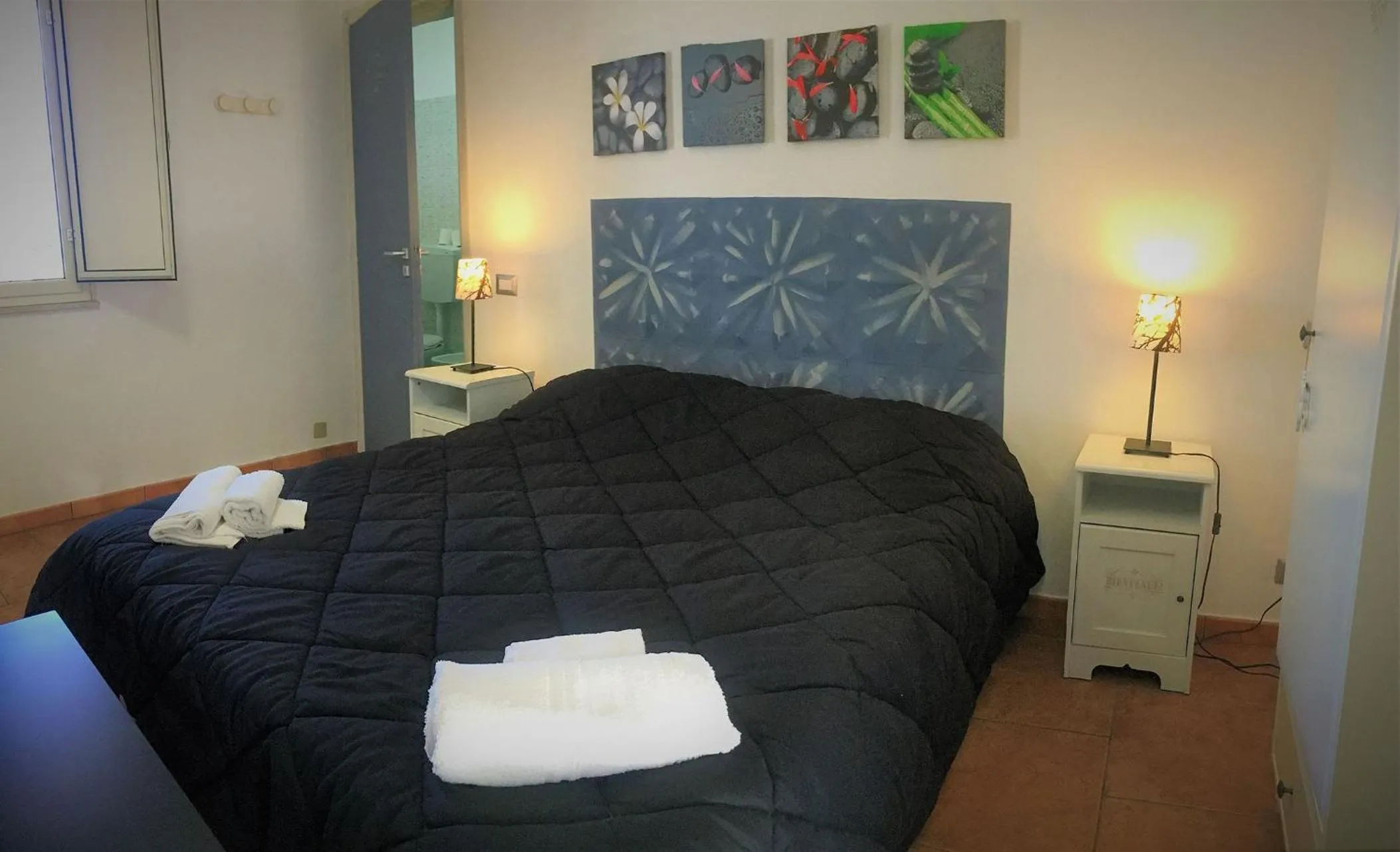 Bed in Villa Scilla e Cariddi