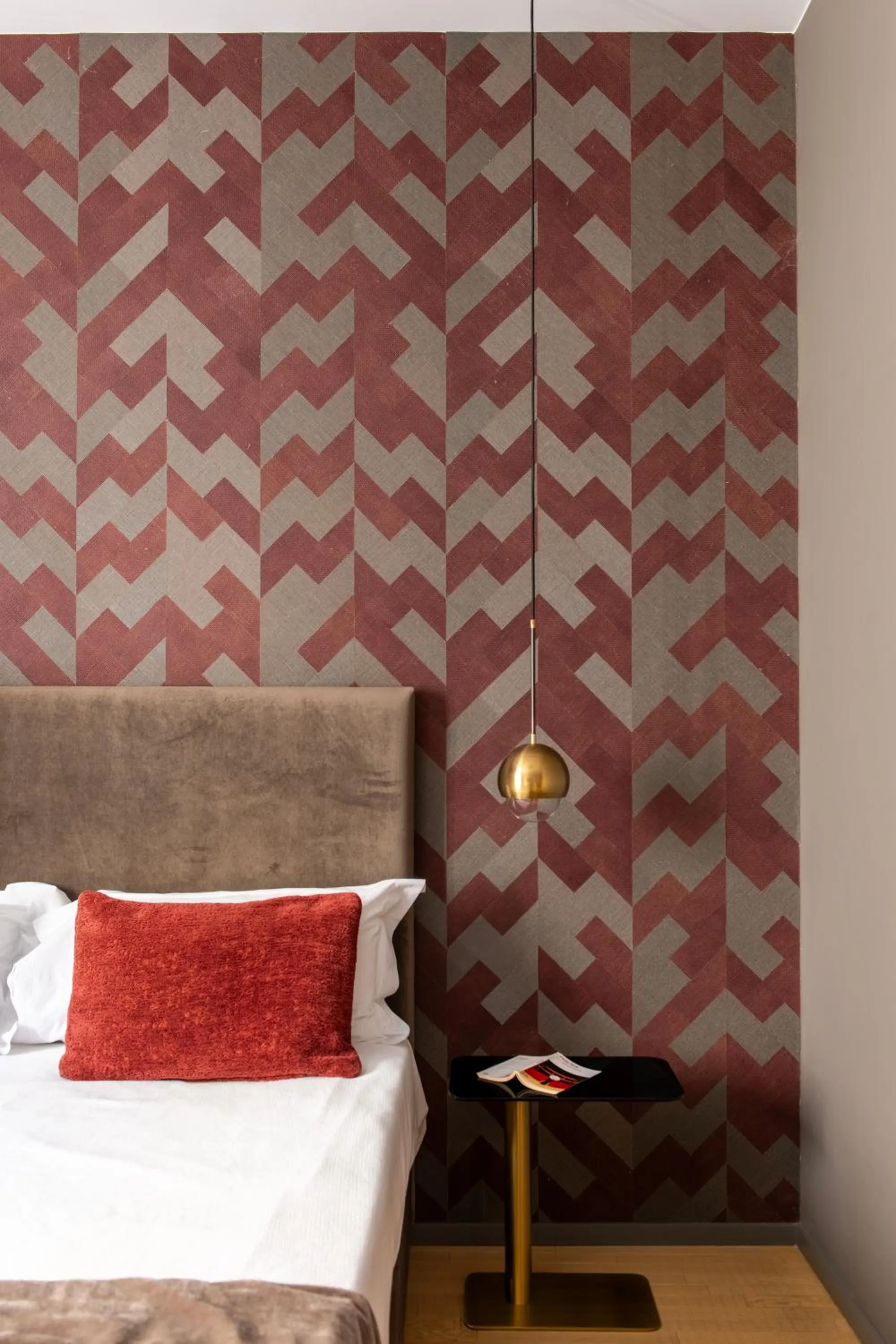 Decorative detail, Bed in Re Sale Boutique Hotel