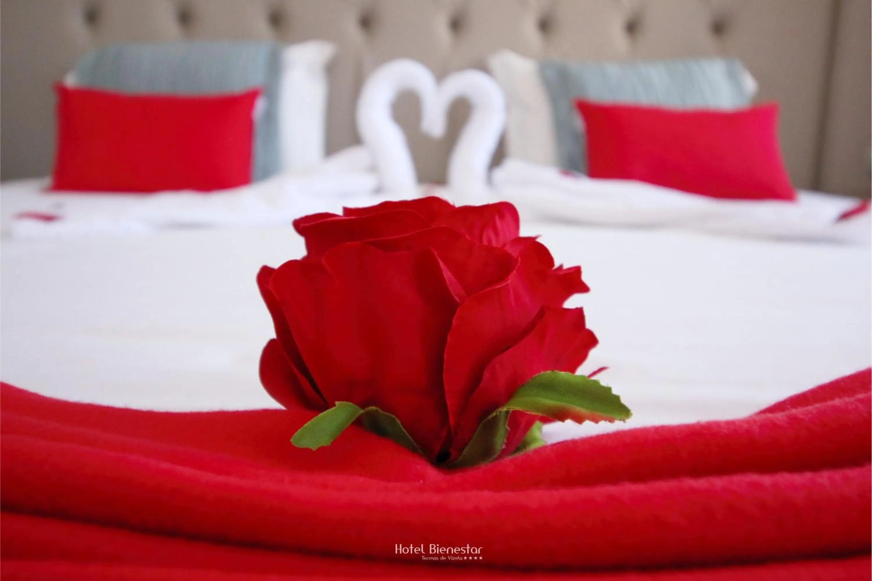 Bed in Hotel Bienestar Termas De Vizela