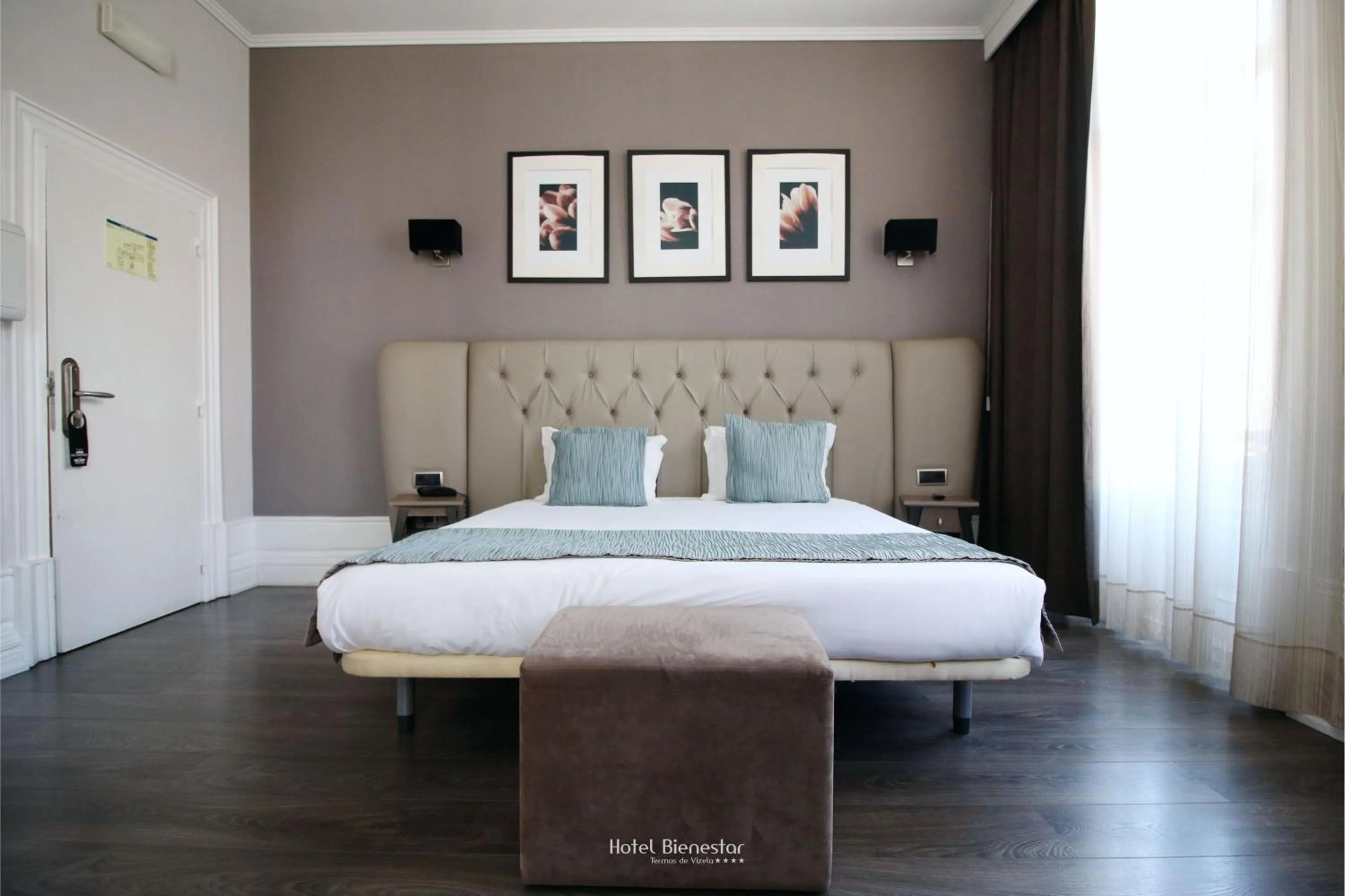 Bed in Hotel Bienestar Termas De Vizela