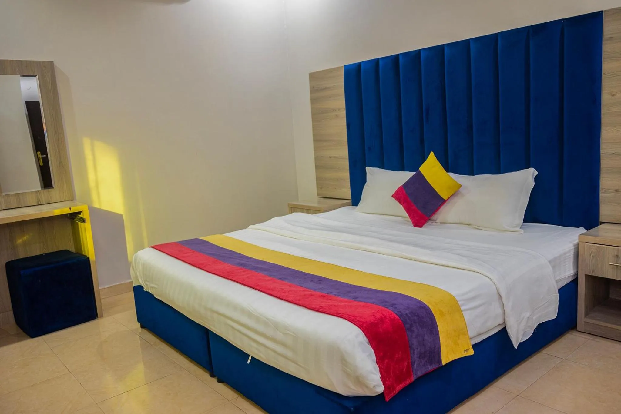 Bed in شقق أهلين للشقق المخدومة