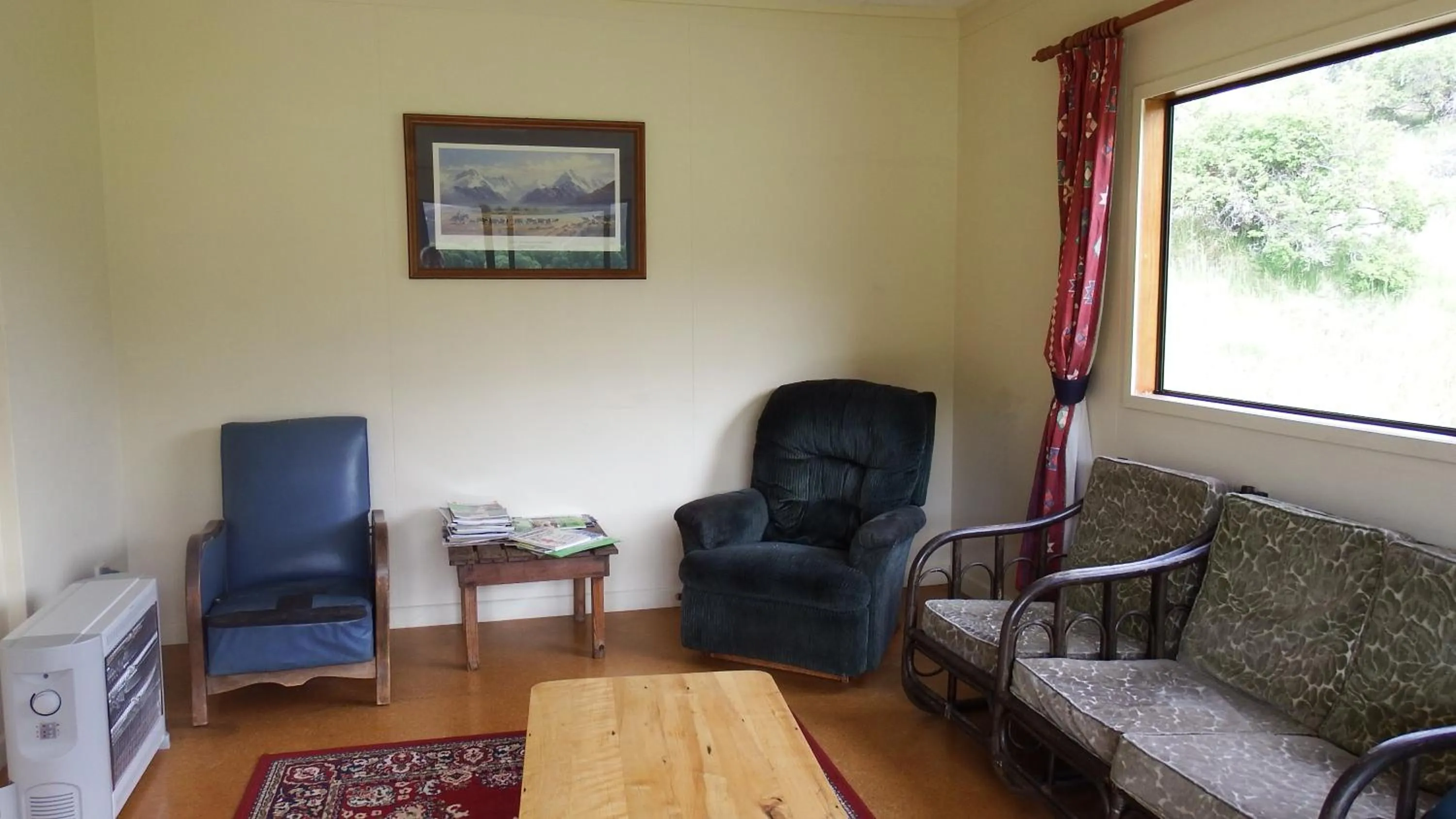Living room in Dunstan Downs High Country Sheep Station