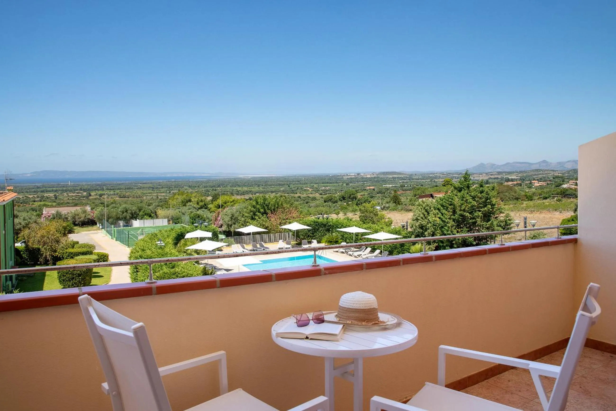 Balcony/Terrace in Lu' Hotel Porto Pino