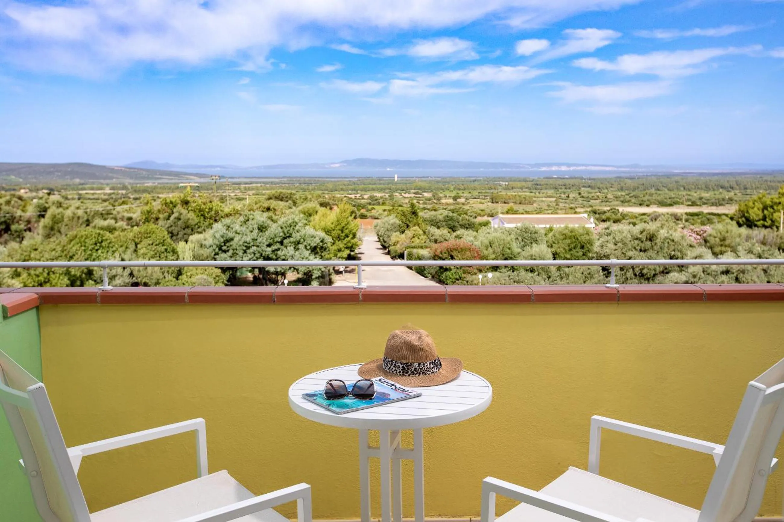 Balcony/Terrace in Lu' Hotel Porto Pino