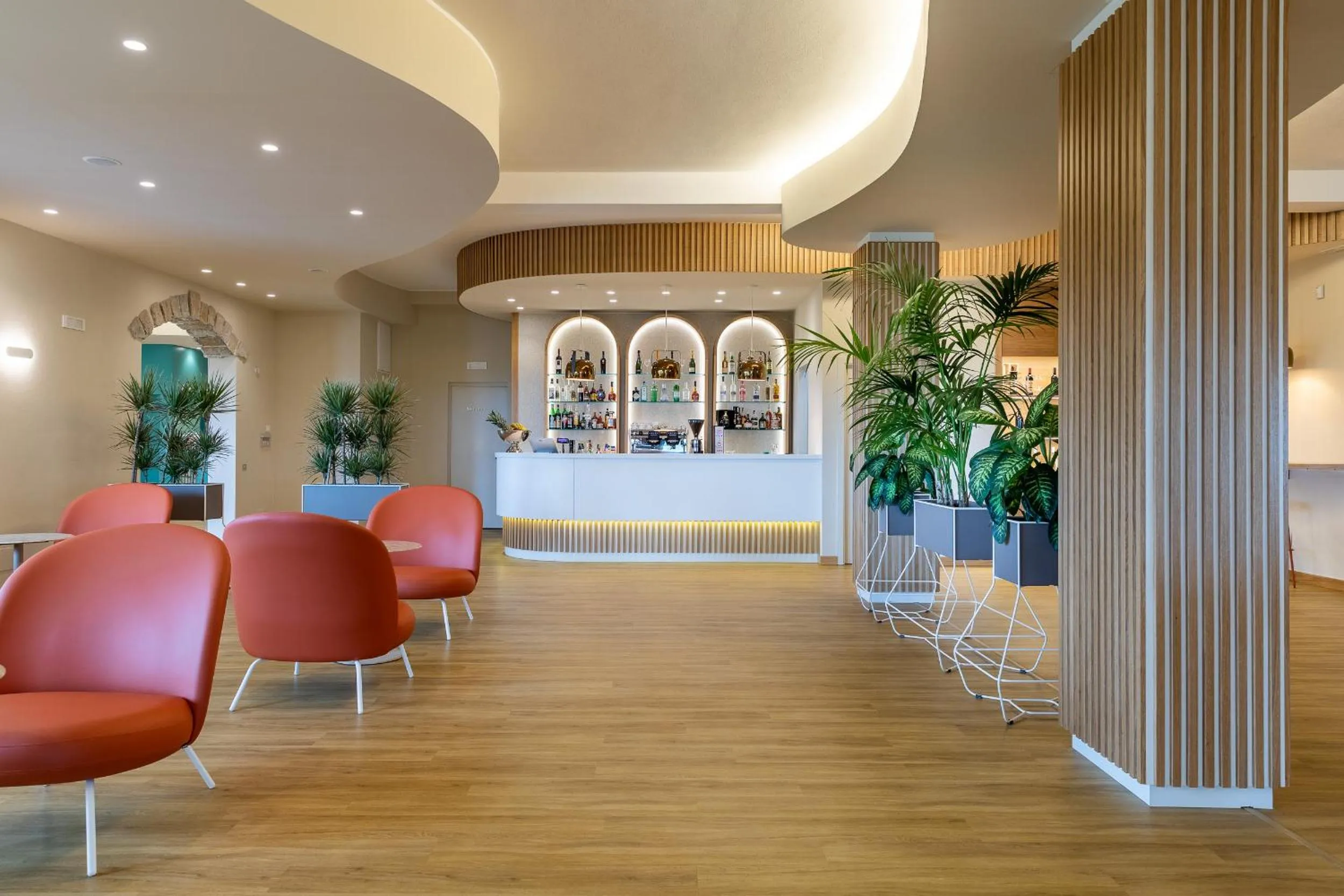 Lounge or bar in Lu' Hotel Porto Pino