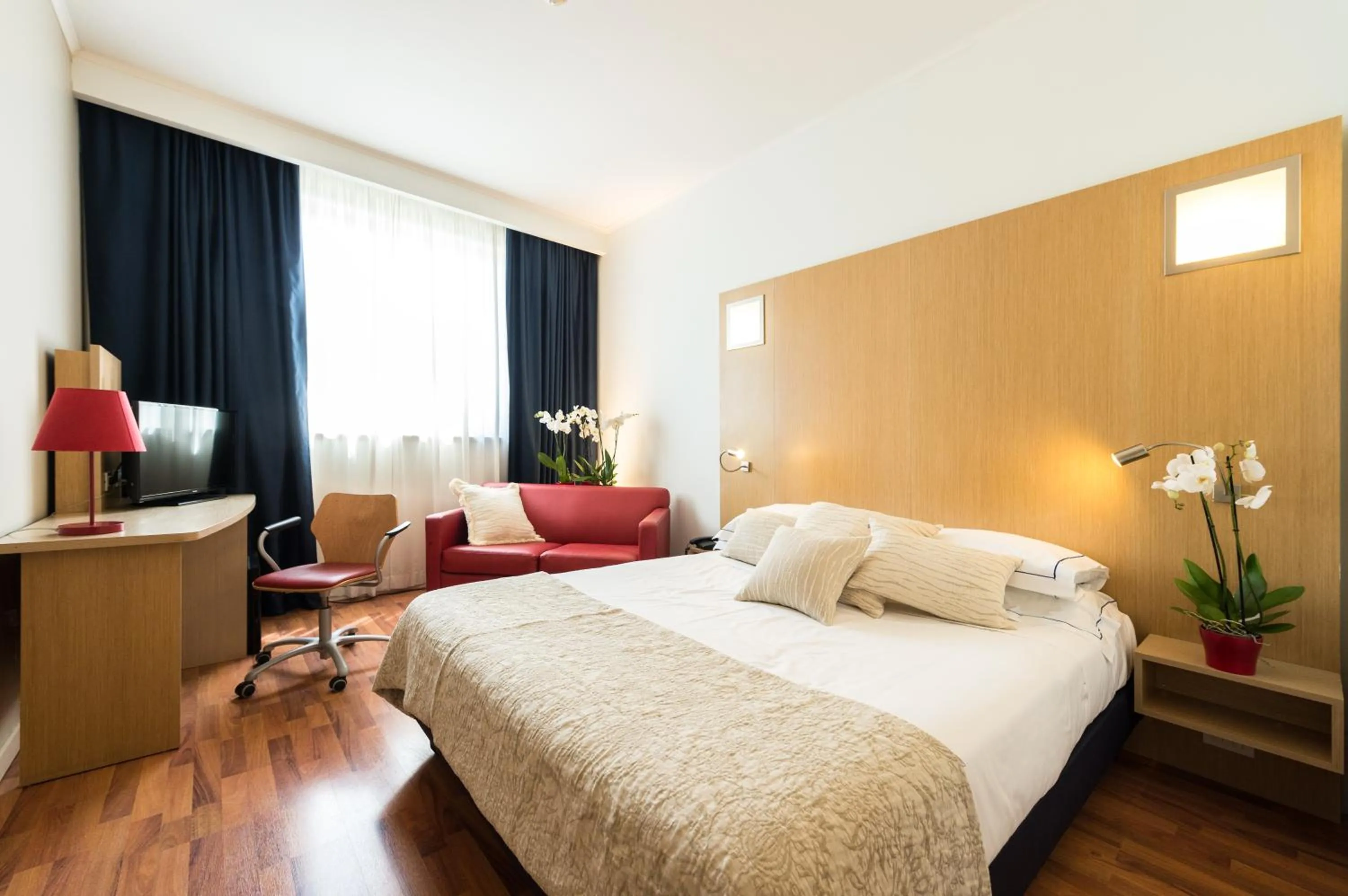 Bed in Mitico Hotel & Natural Spa