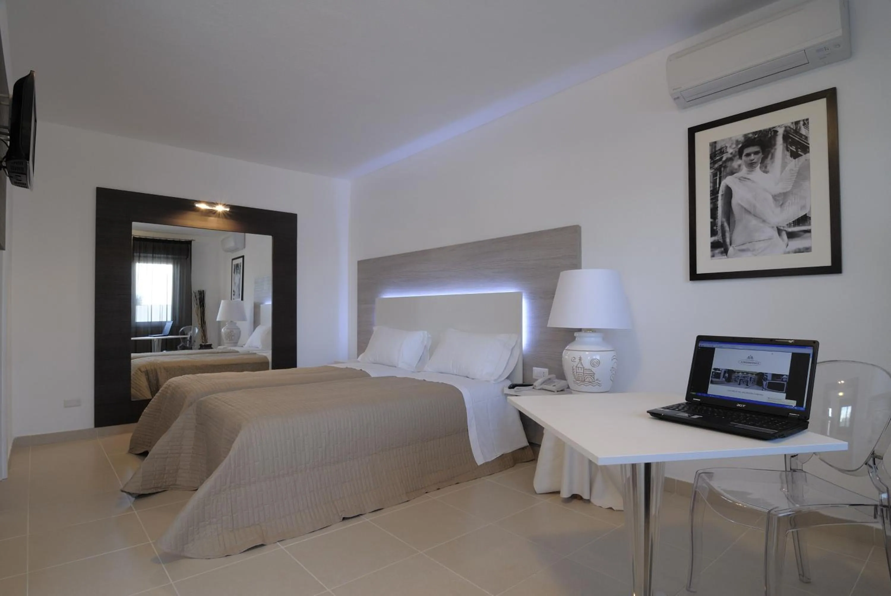 Bed in Hotel Ambrosio La Corte