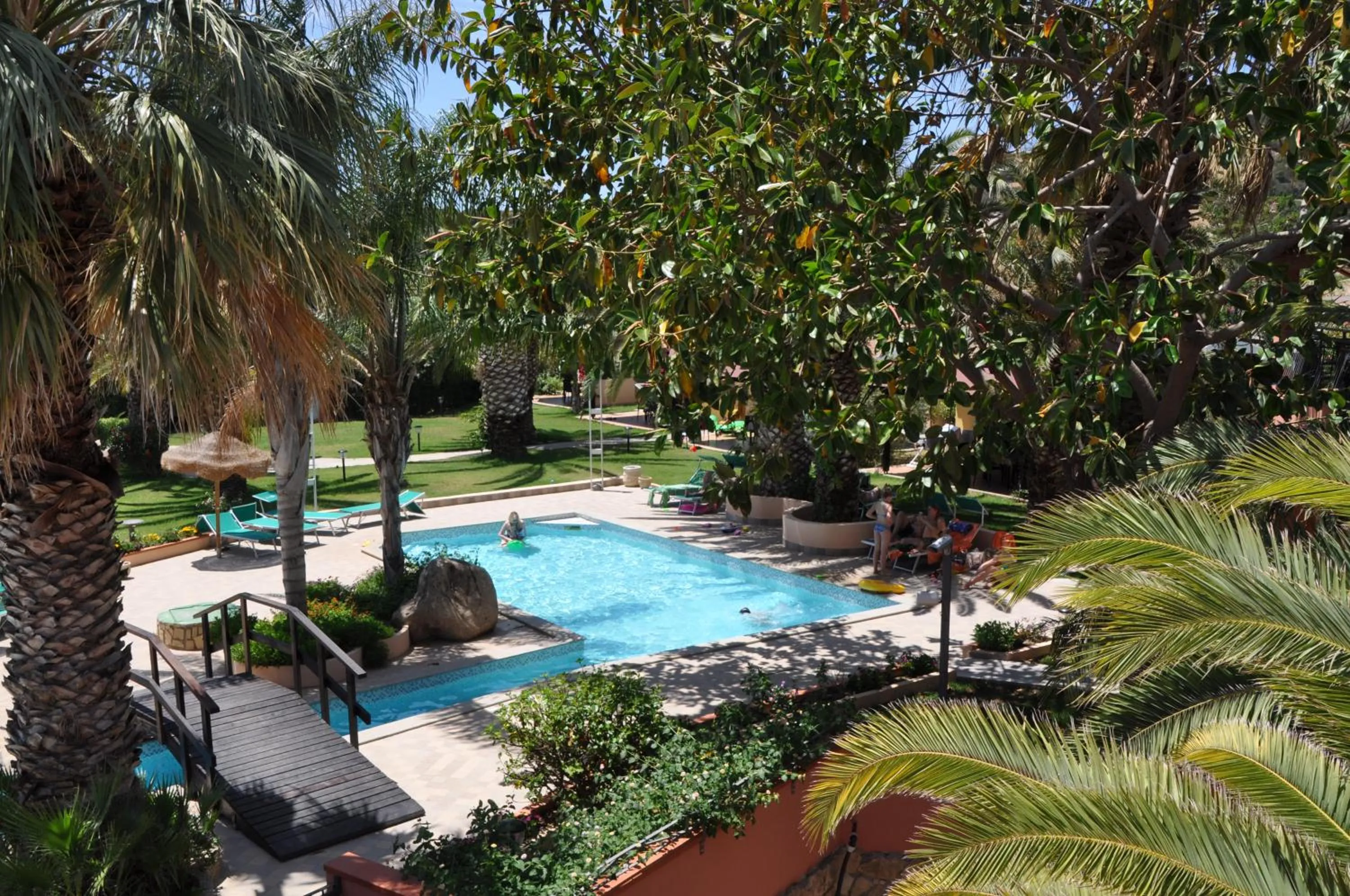 Pool view in Green Village Resort