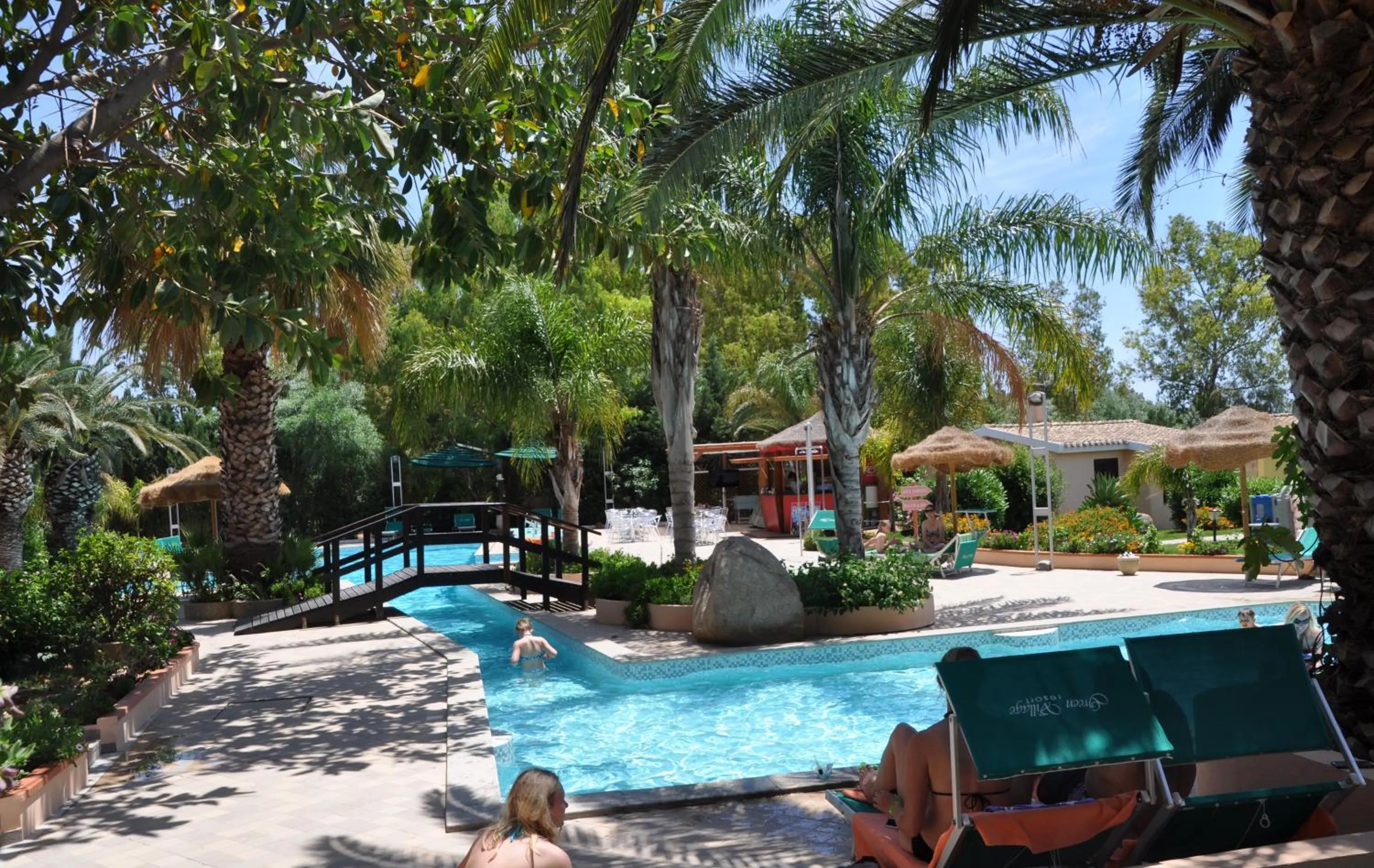 Pool view in Green Village Resort