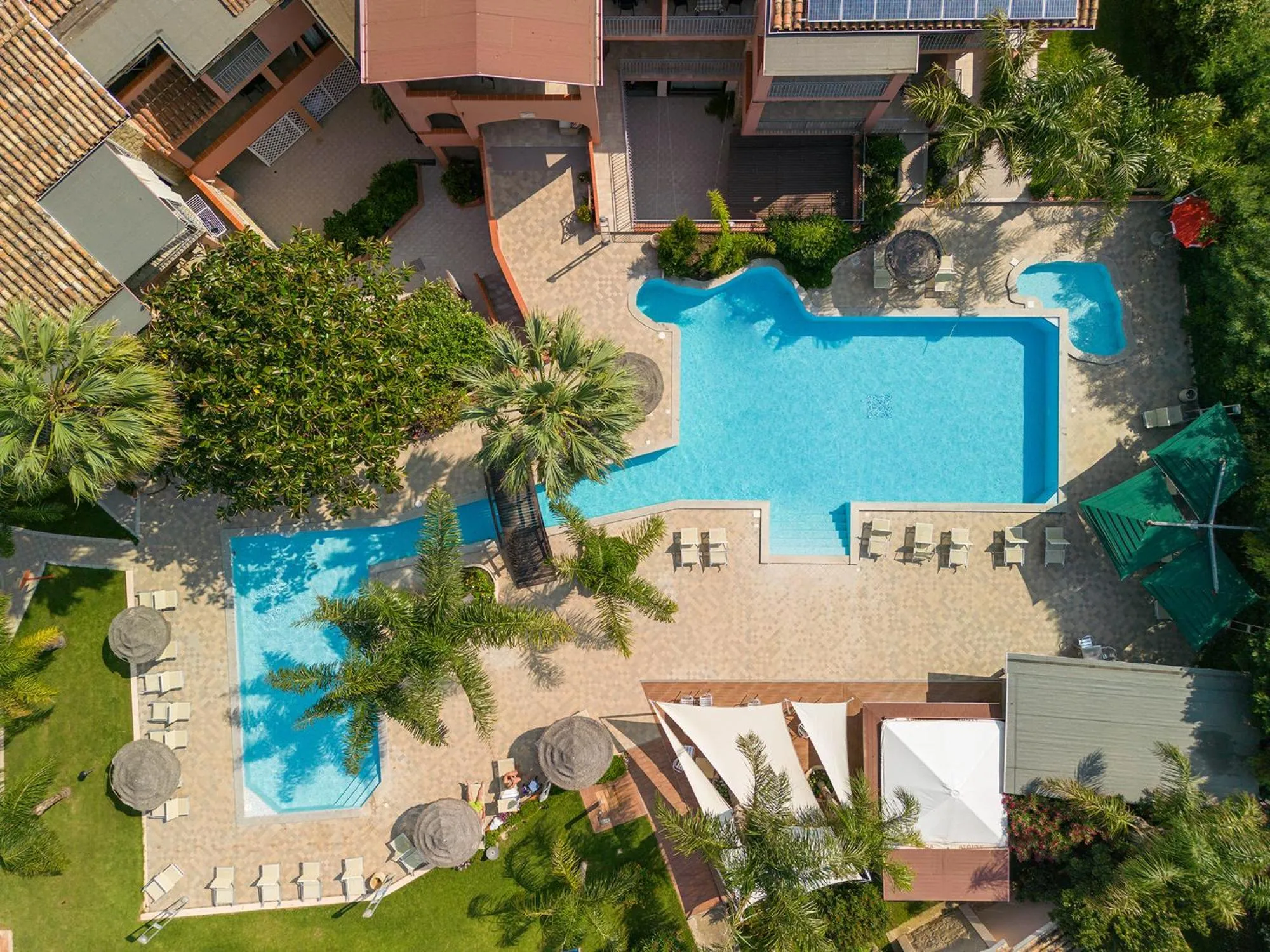 Bird's eye view in Green Village Resort