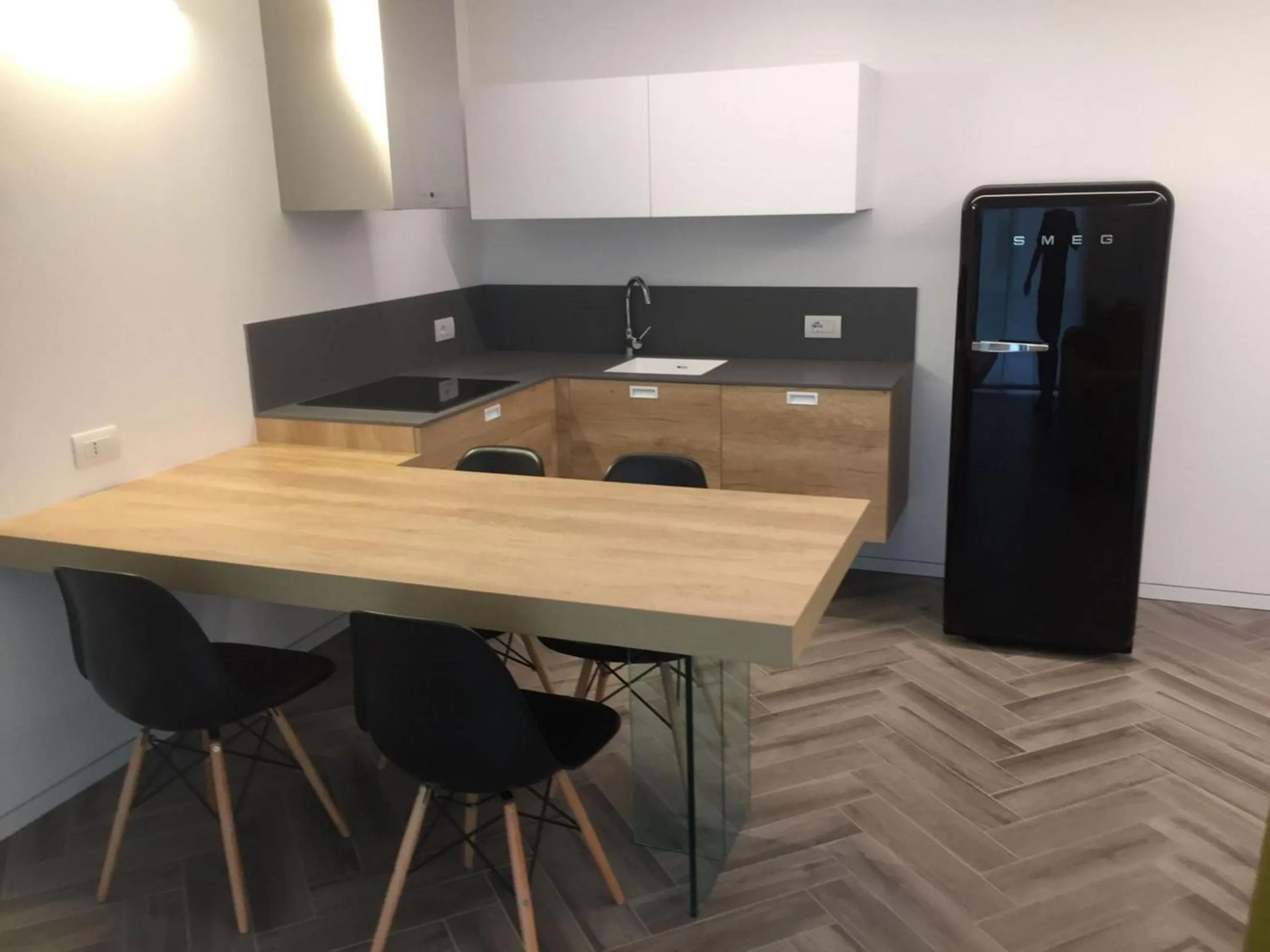 Kitchen or kitchenette in Hotel Garnì Villa Maria