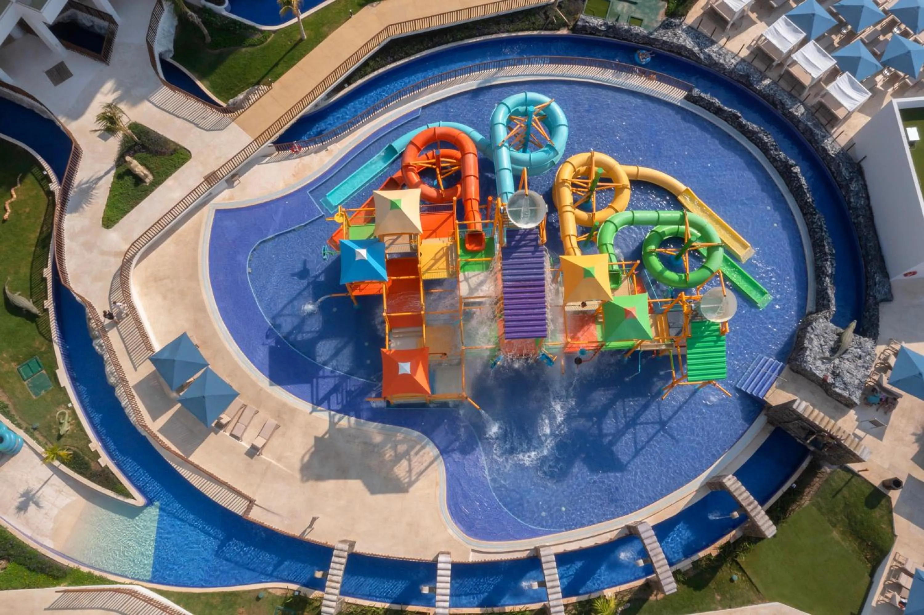 Aqua park in Royalton Splash Riviera Cancun, An Autograph Collection All-Inclusive Resort