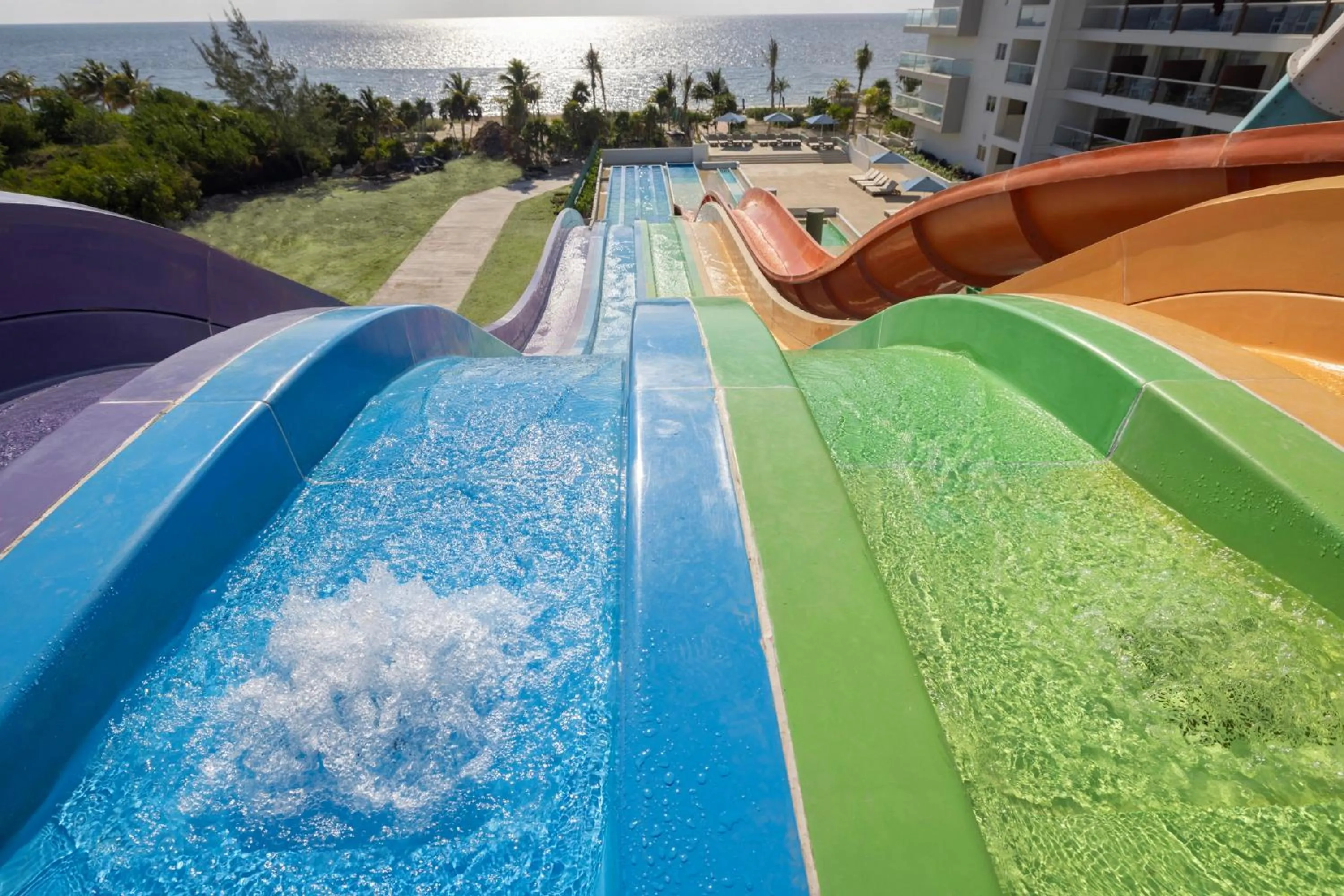 Aqua park in Royalton Splash Riviera Cancun, An Autograph Collection All-Inclusive Resort