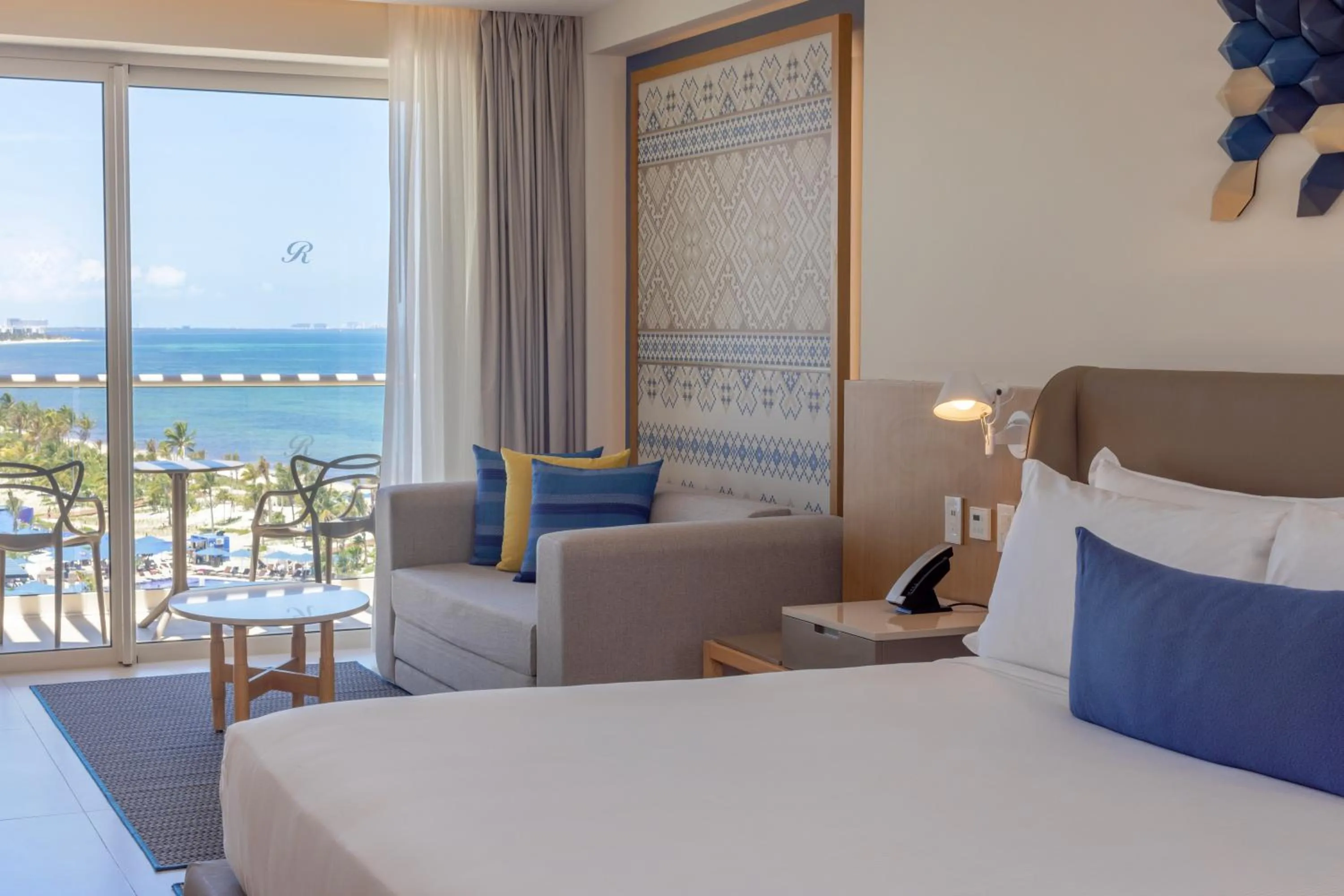 View (from property/room), Bed in Royalton Splash Riviera Cancun, An Autograph Collection All-Inclusive Resort