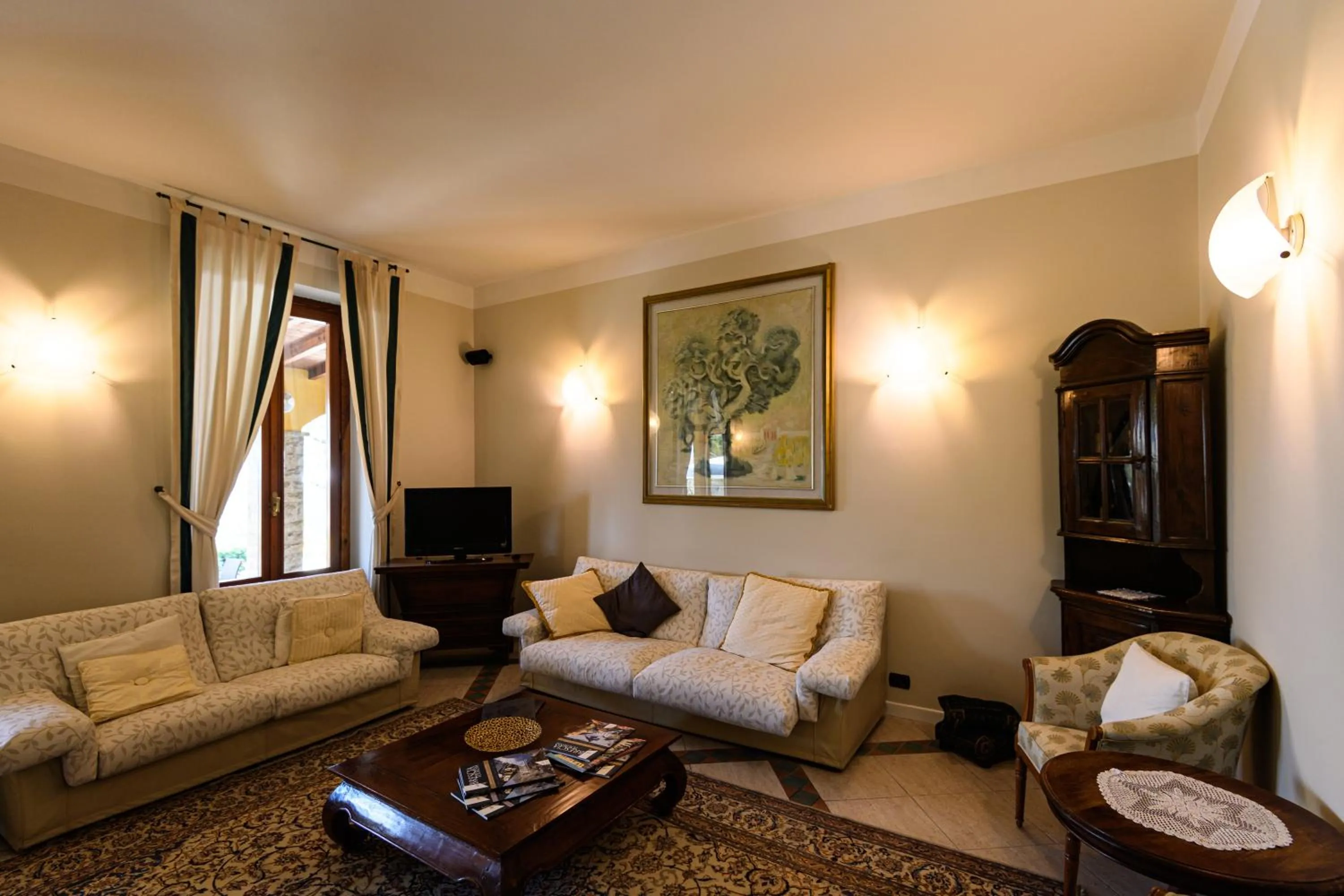 Living room in Villa Kinzica