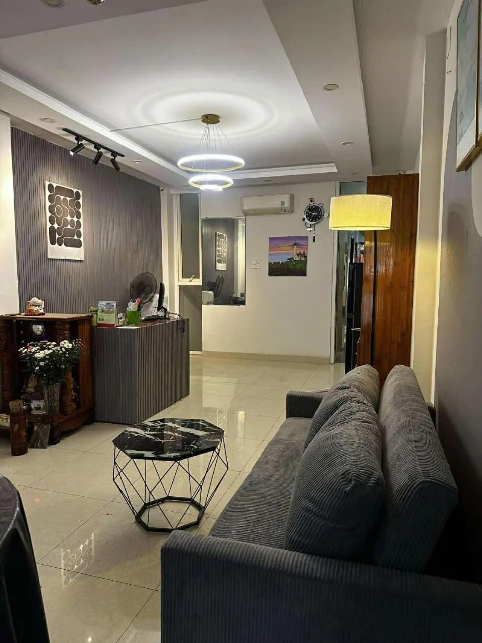 Lobby or reception in Anh Truc House - Near Front Beach