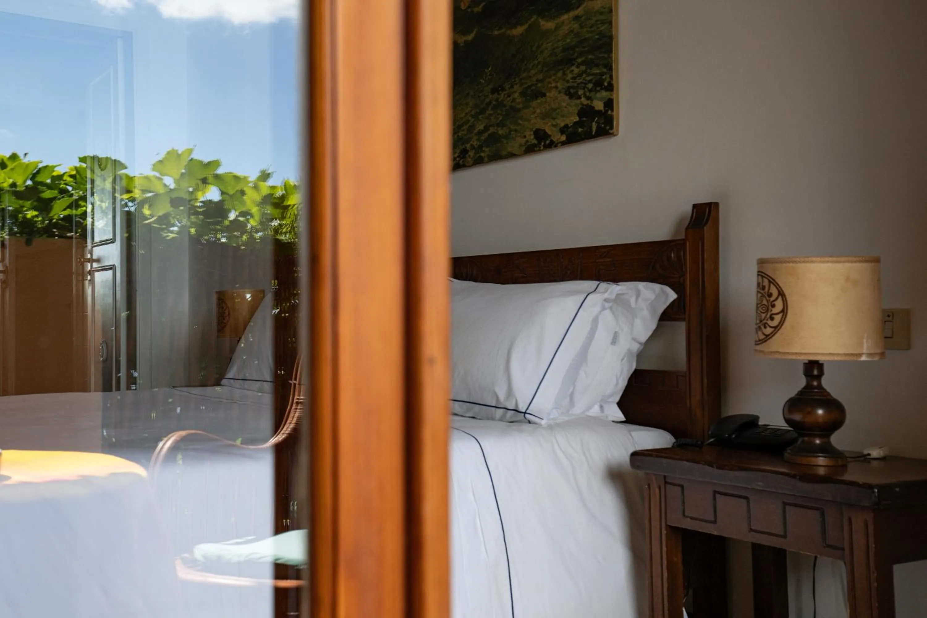 Bed in Hotel Carasco