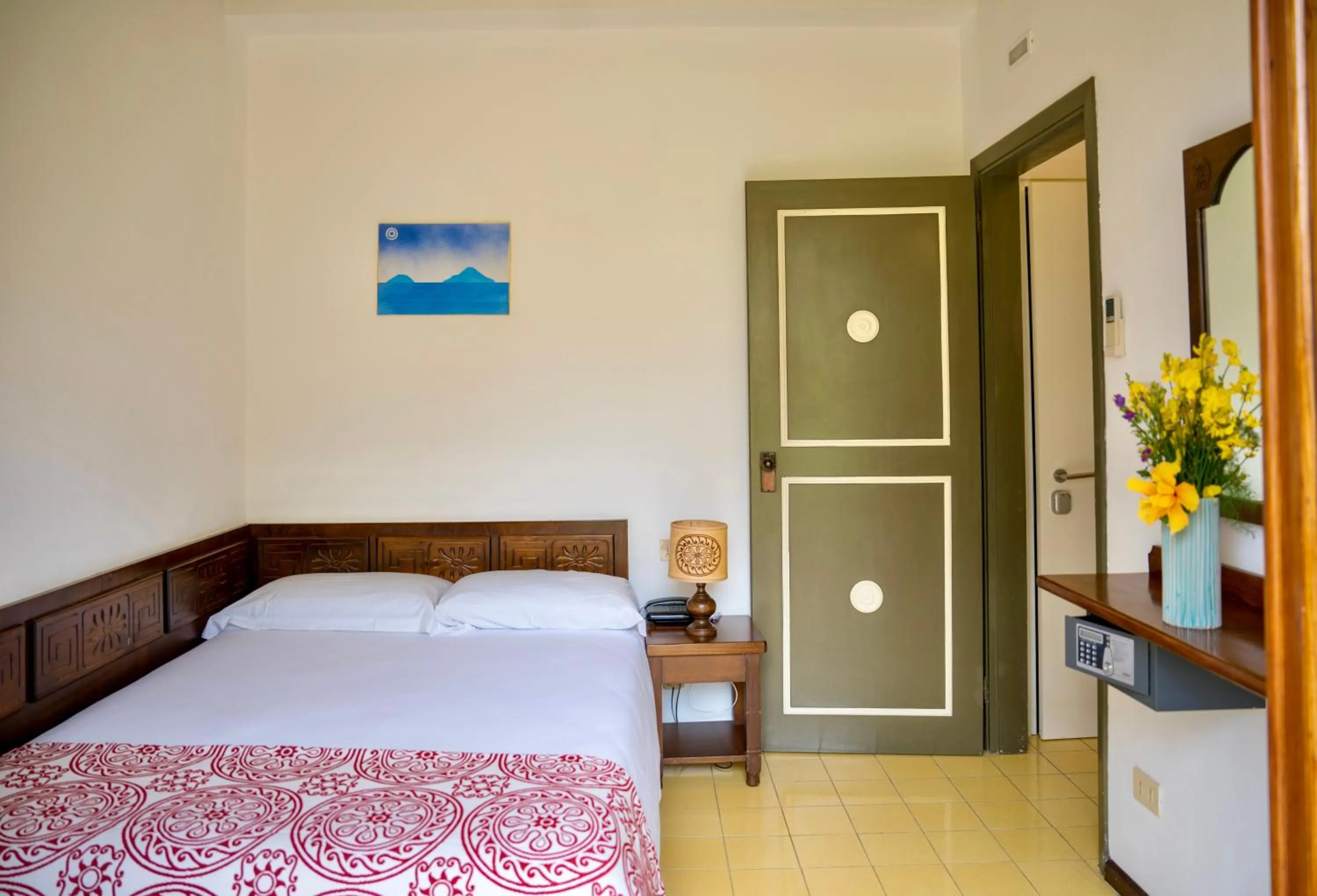 Bed in Hotel Carasco