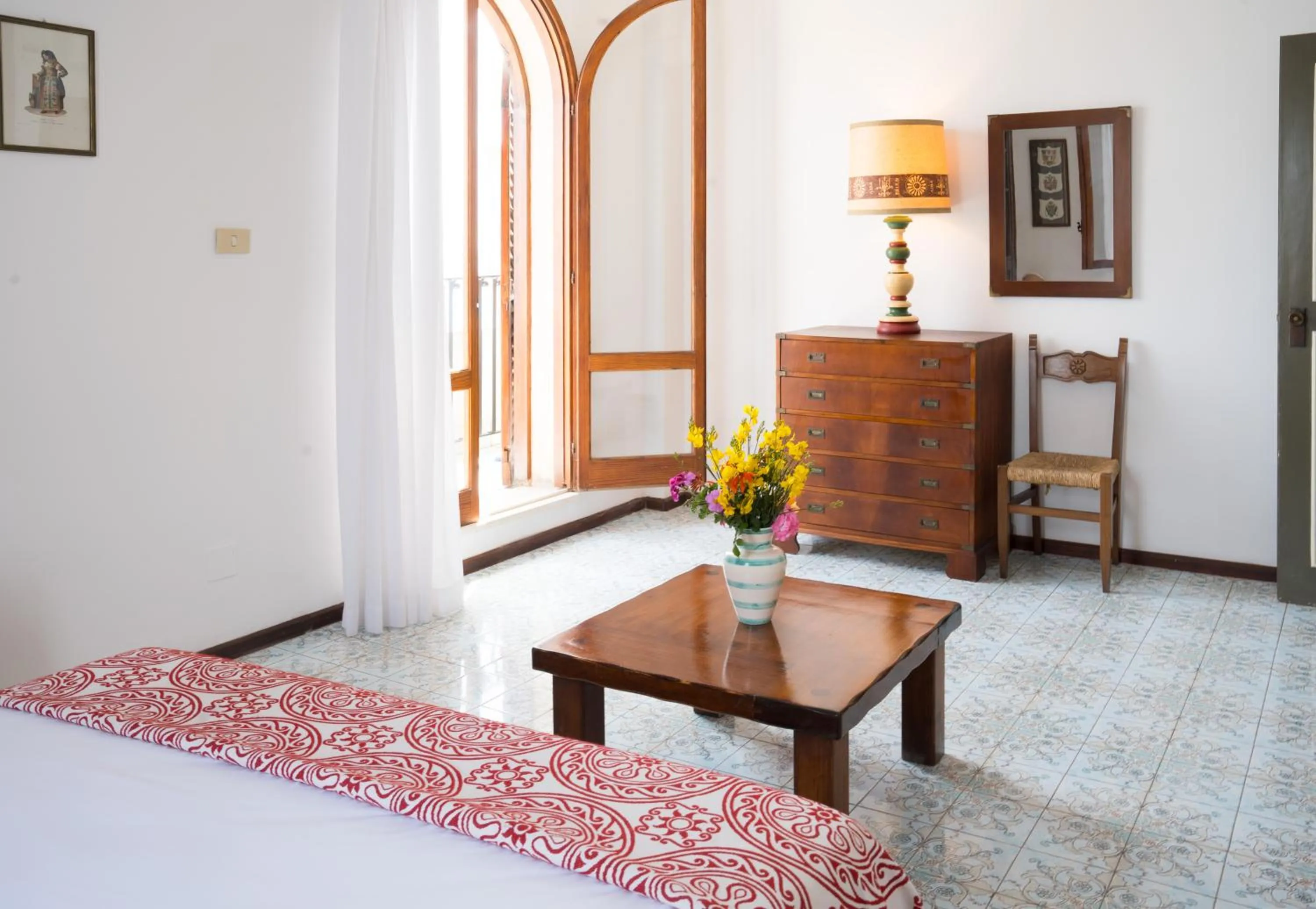 Bed in Hotel Carasco