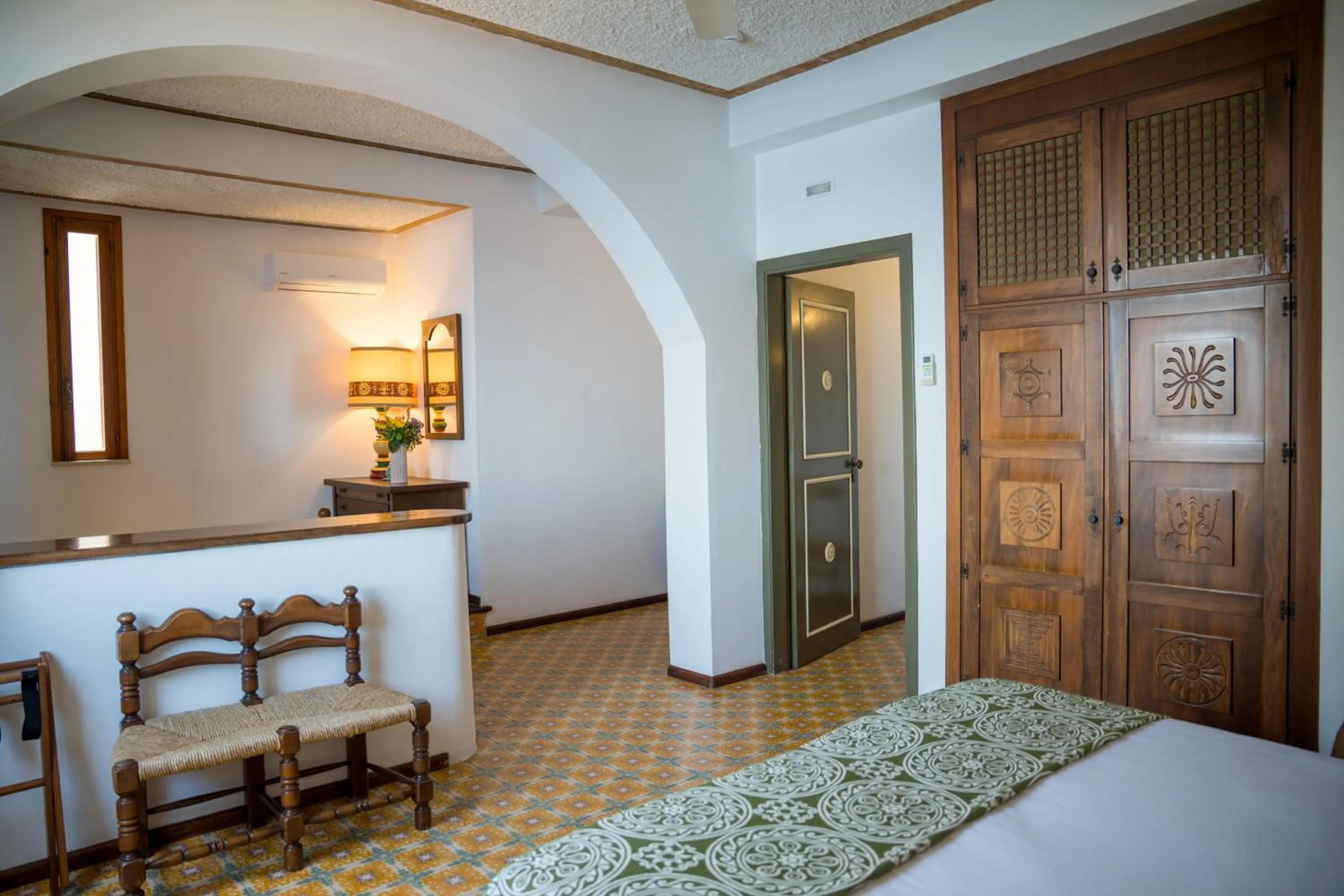 Bed in Hotel Carasco