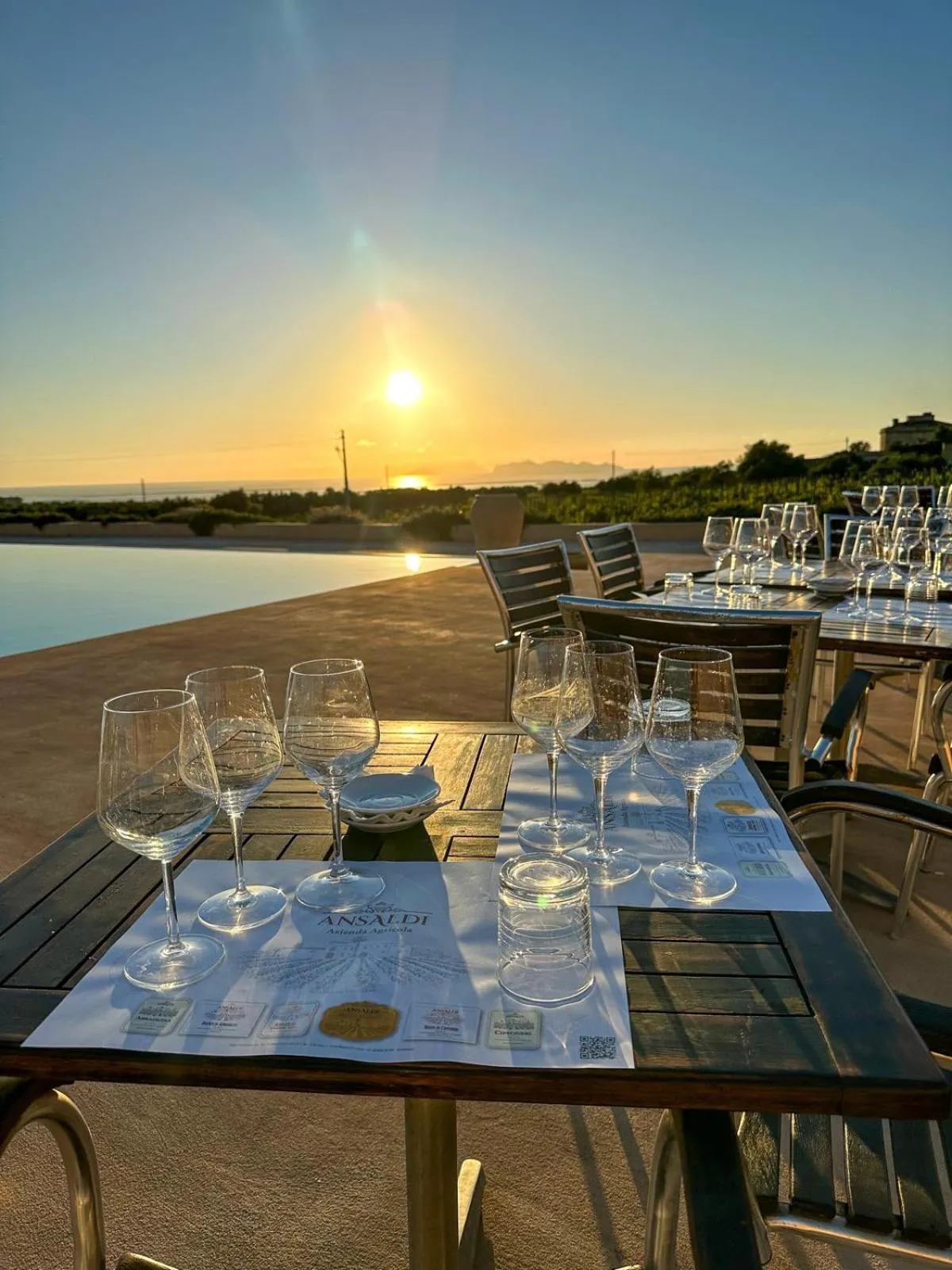 Swimming pool in Agriturismo Baglio Donnafranca Wine Resort