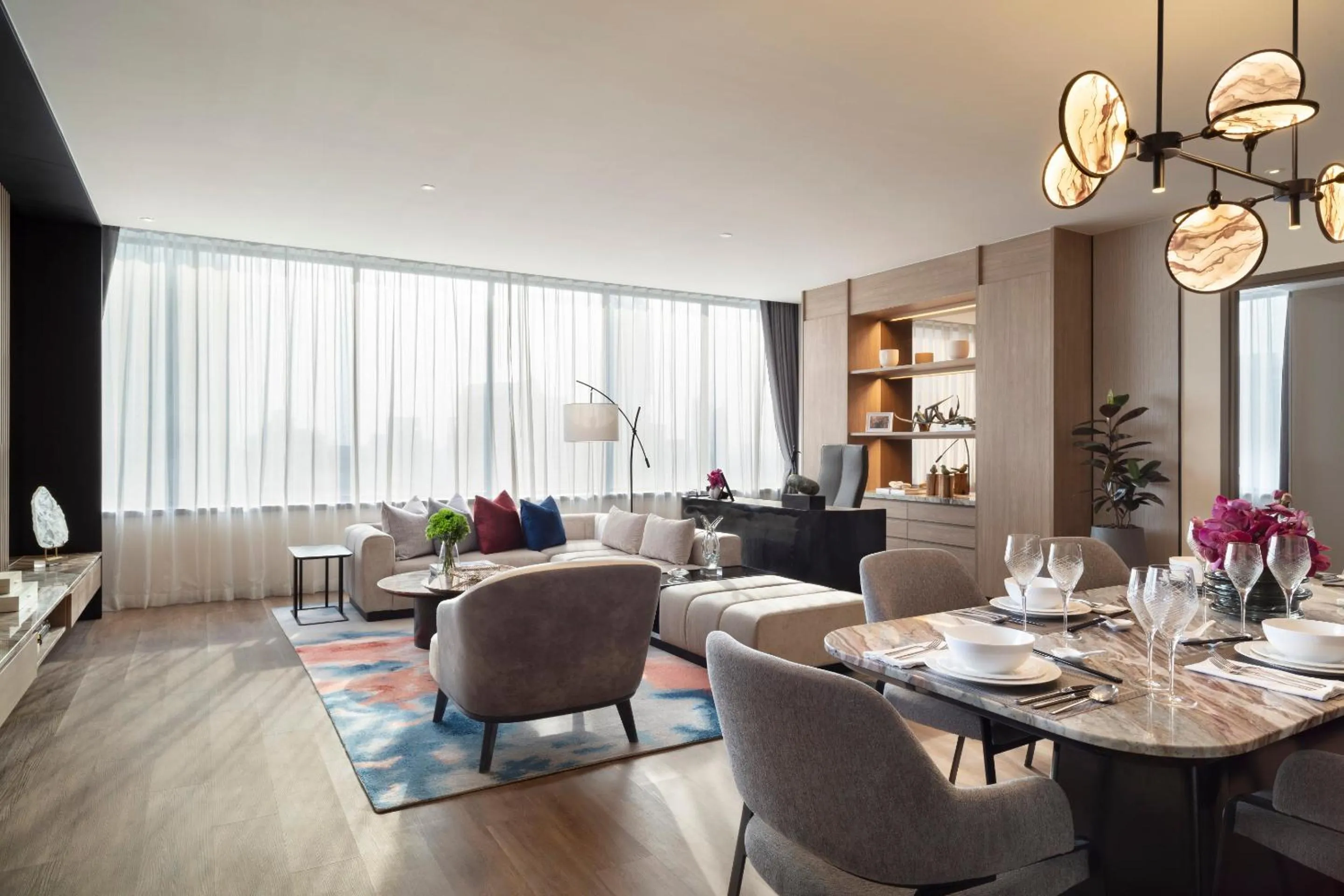 Living room in Ascott Embassy Sathorn Bangkok