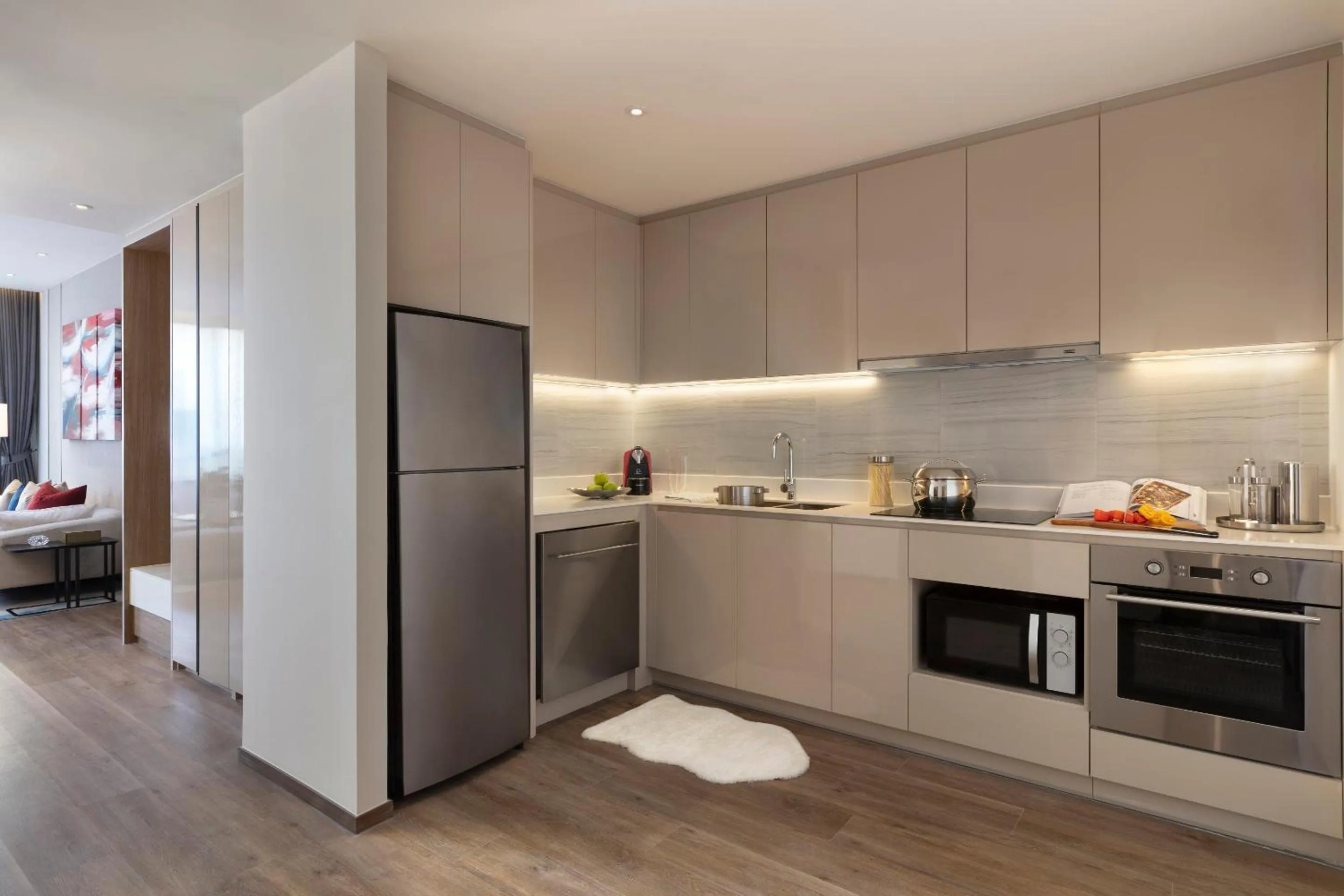 Kitchen or kitchenette in Ascott Embassy Sathorn Bangkok